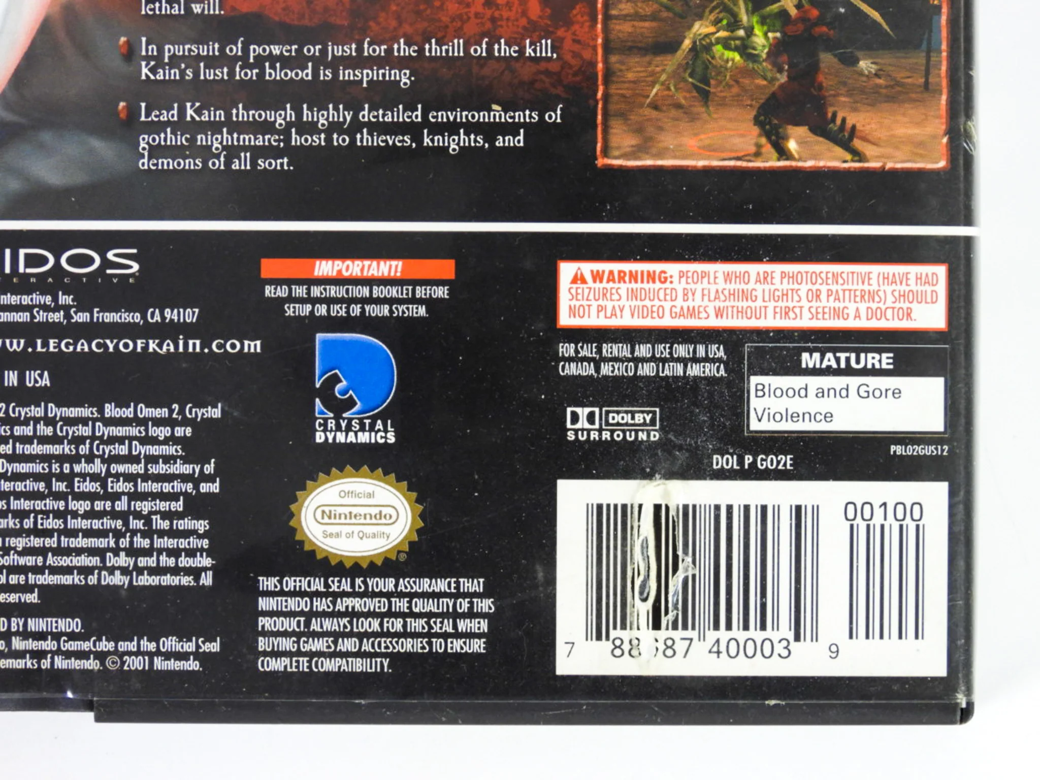 Blood Omen 2 (Nintendo GameCube) - Image 4