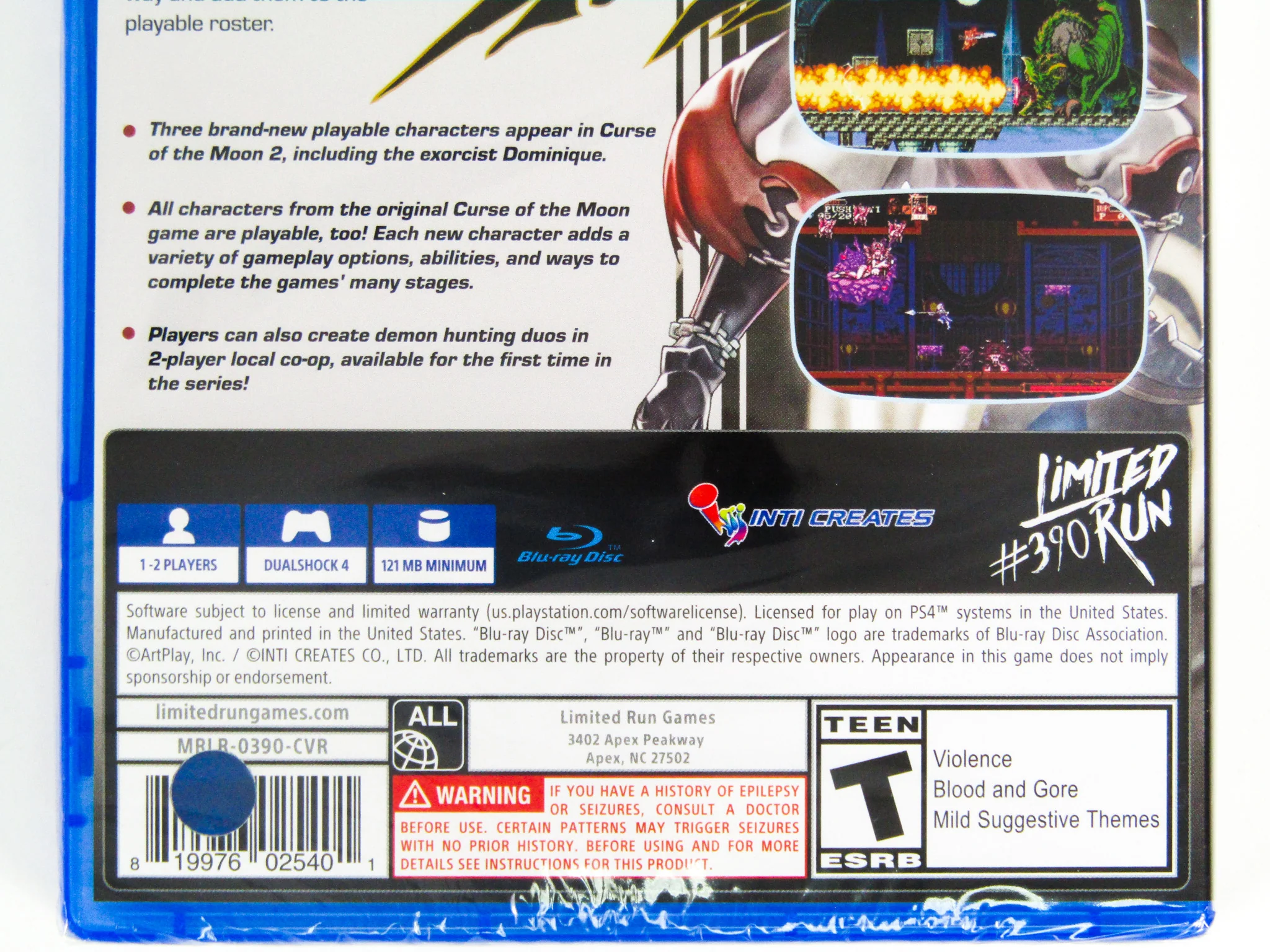 Bloodstained: Curse Of The Moon 2 [Limited Run Games] (PlayStation 4 / PS4) - Image 2