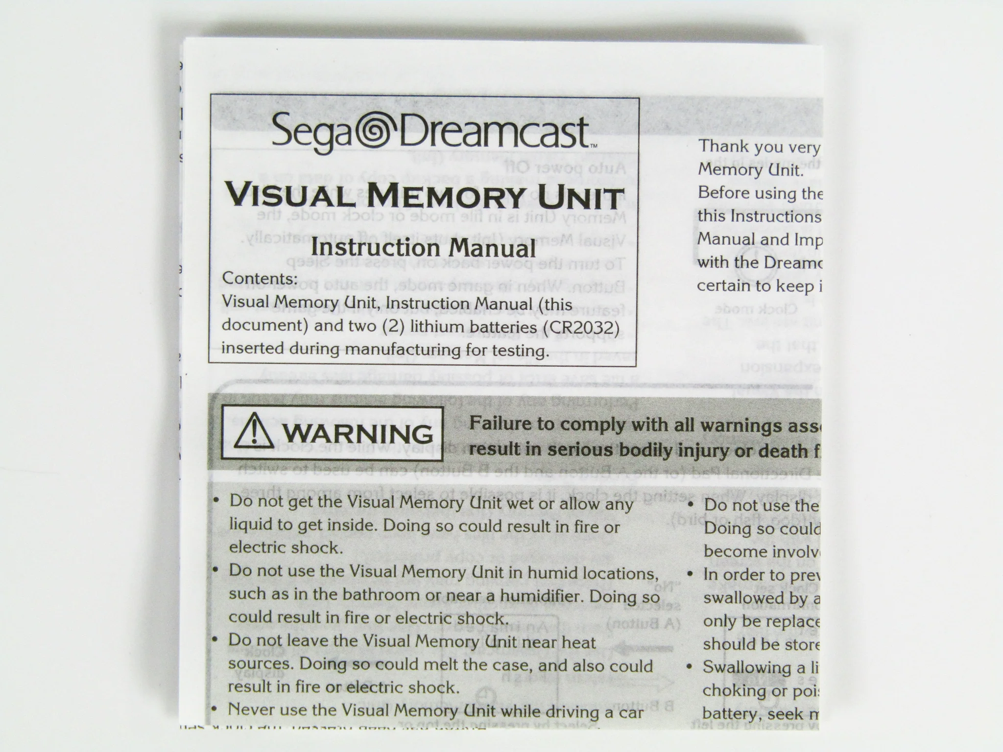 Blue Visual Memory Unit (VMU) (Sega Dreamcast) - Image 10