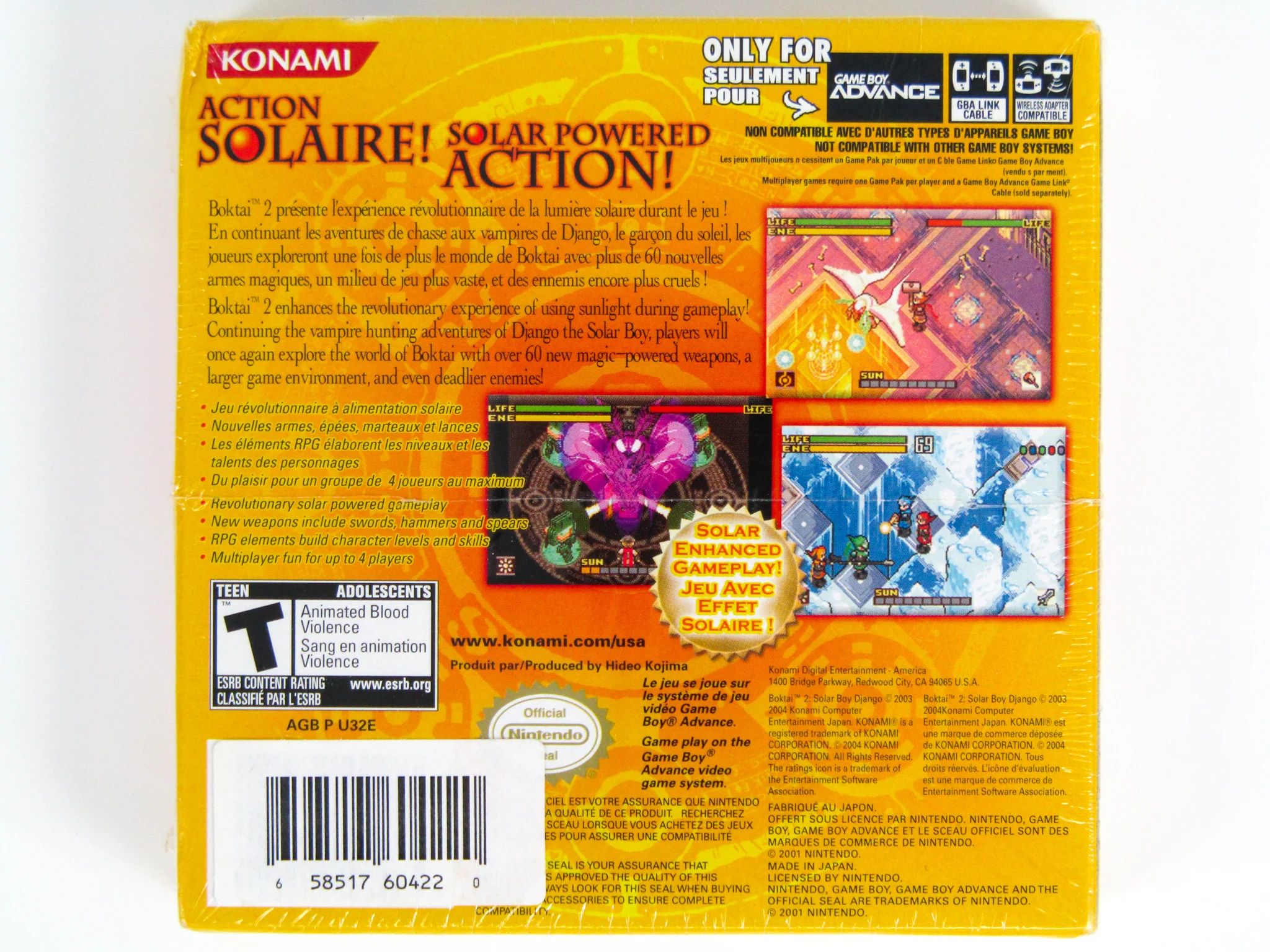 Boktai 2 Solar Boy Django (Nintendo Game Boy Advance / GBA) - Image 2