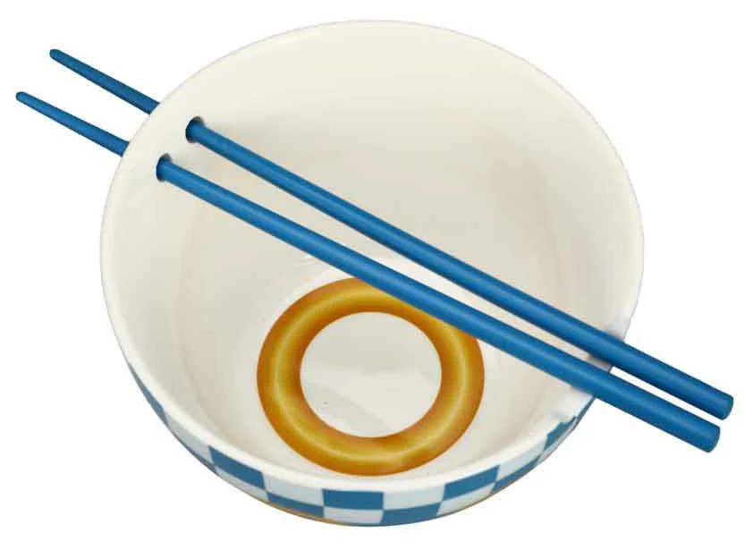 Bol à Ramen en Céramique Avec Baguettes Sonic SEGA - Image 3