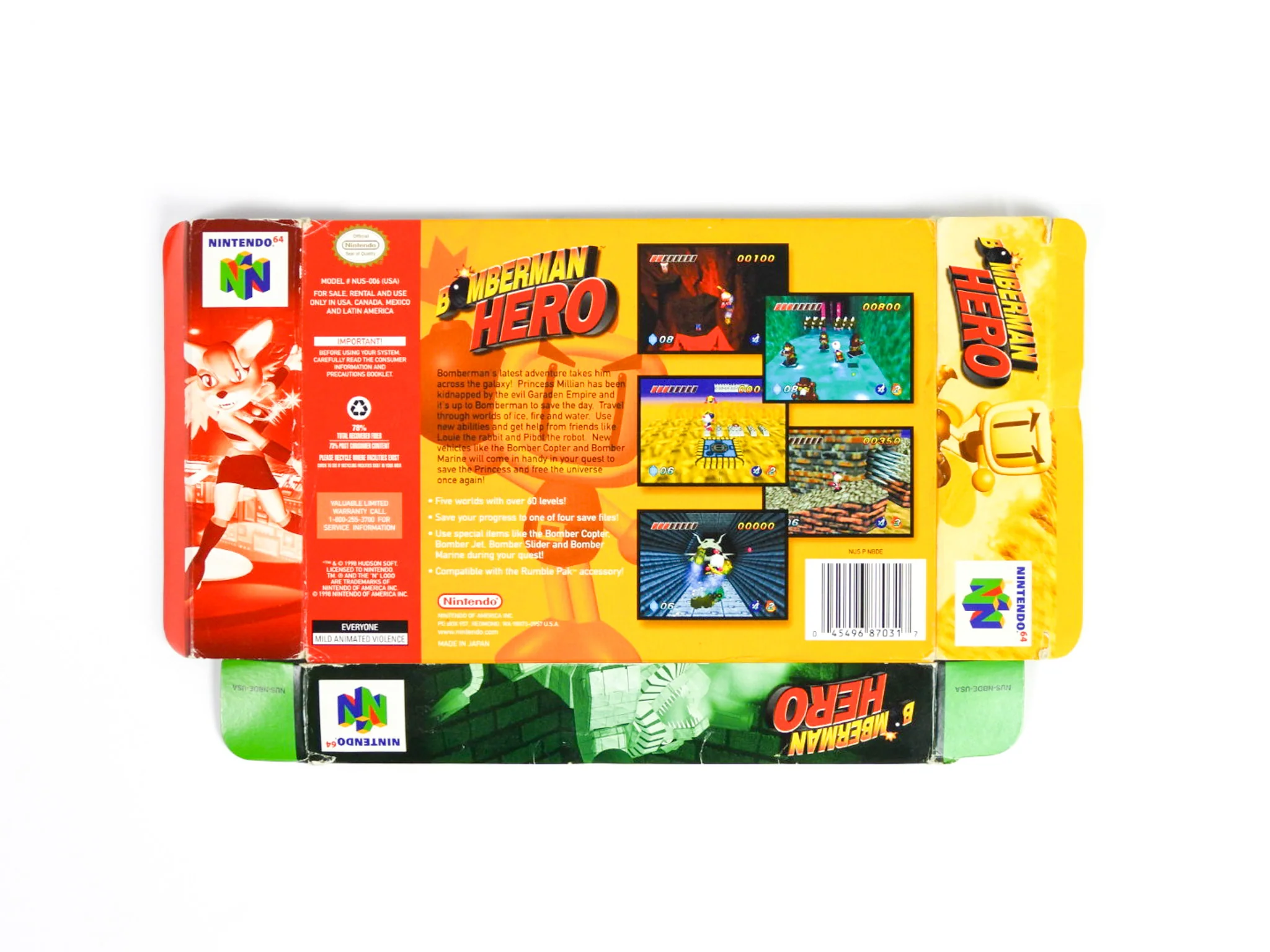 Bomberman Hero [Box] (Nintendo 64 / N64) - Image 2