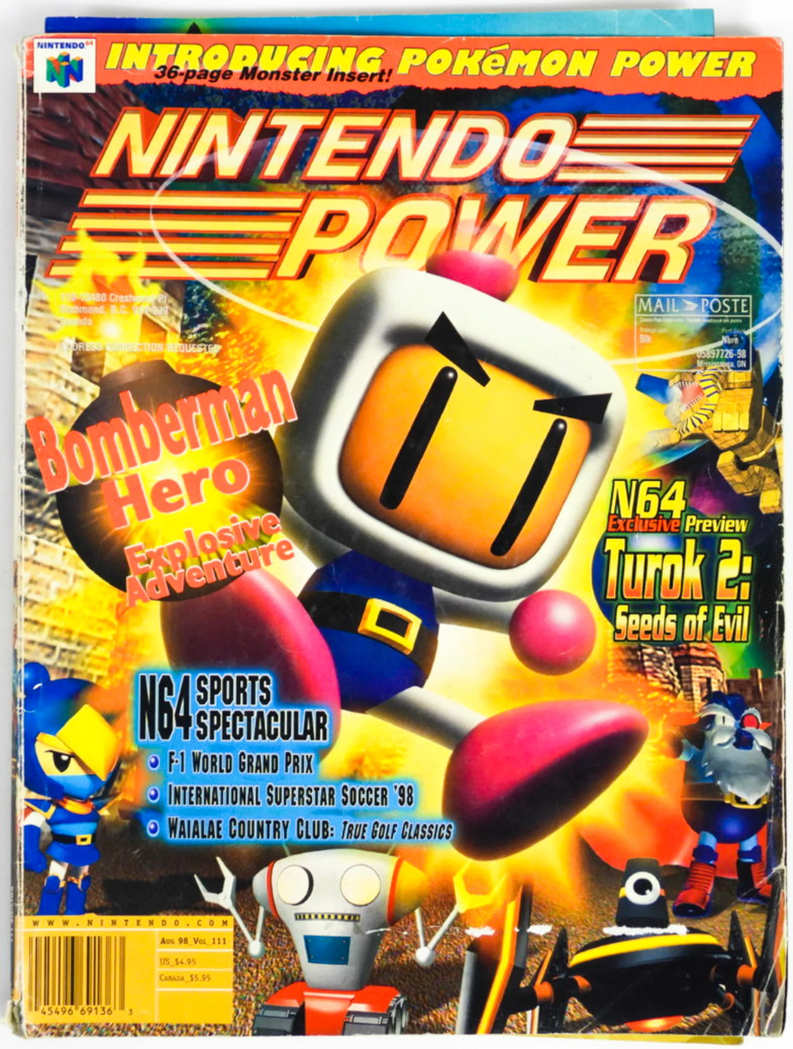 Bomberman Hero [Volume 111] [Nintendo Power] (Magazines) - Image 3