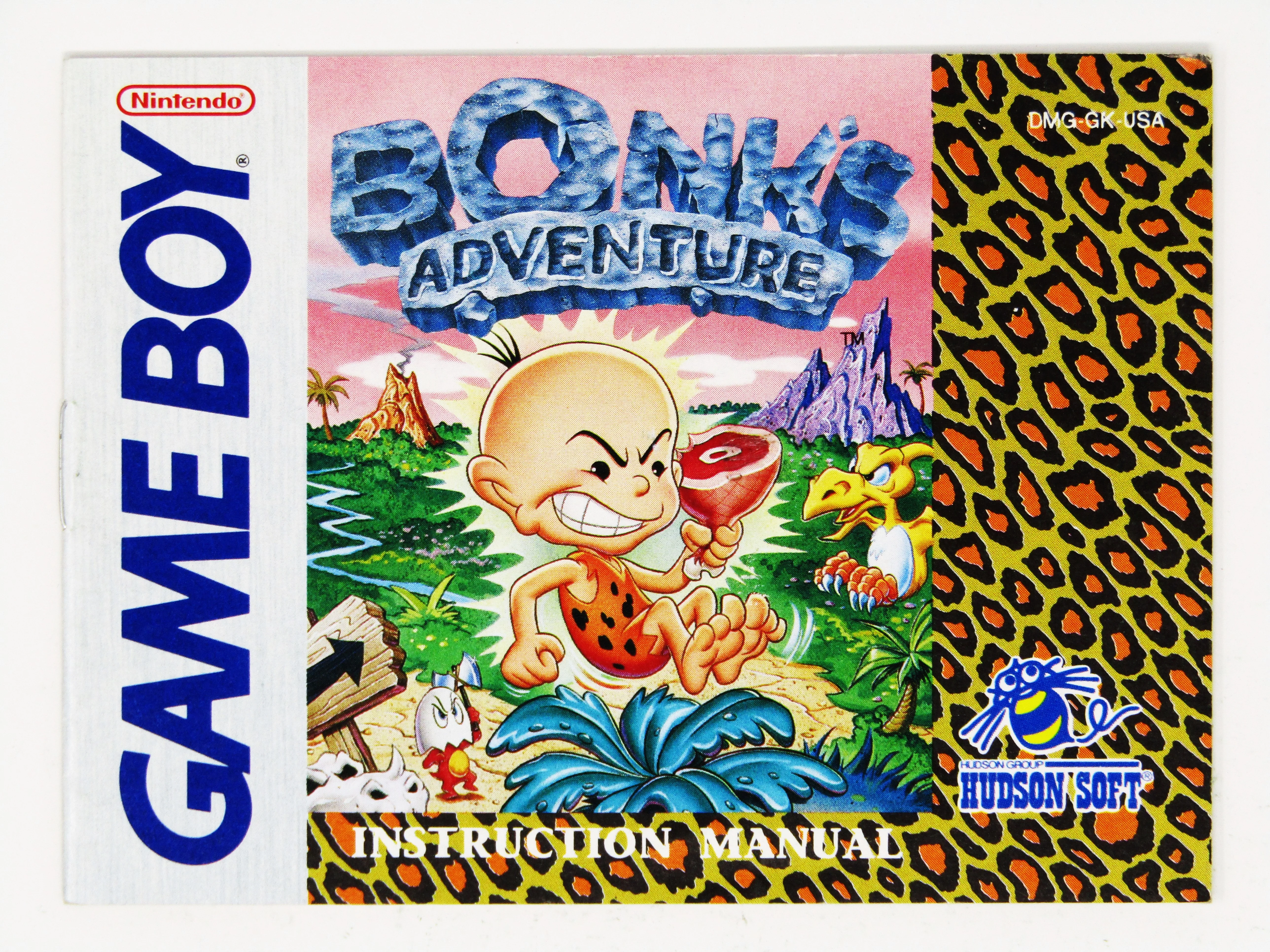 Bonk's Adventure [Manual] (Nintendo Game Boy)