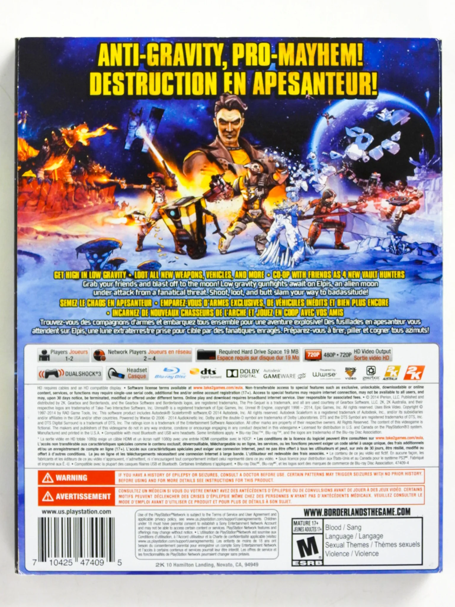 Borderlands: The Pre-Sequel (PlayStation 3 / PS3) - Image 2