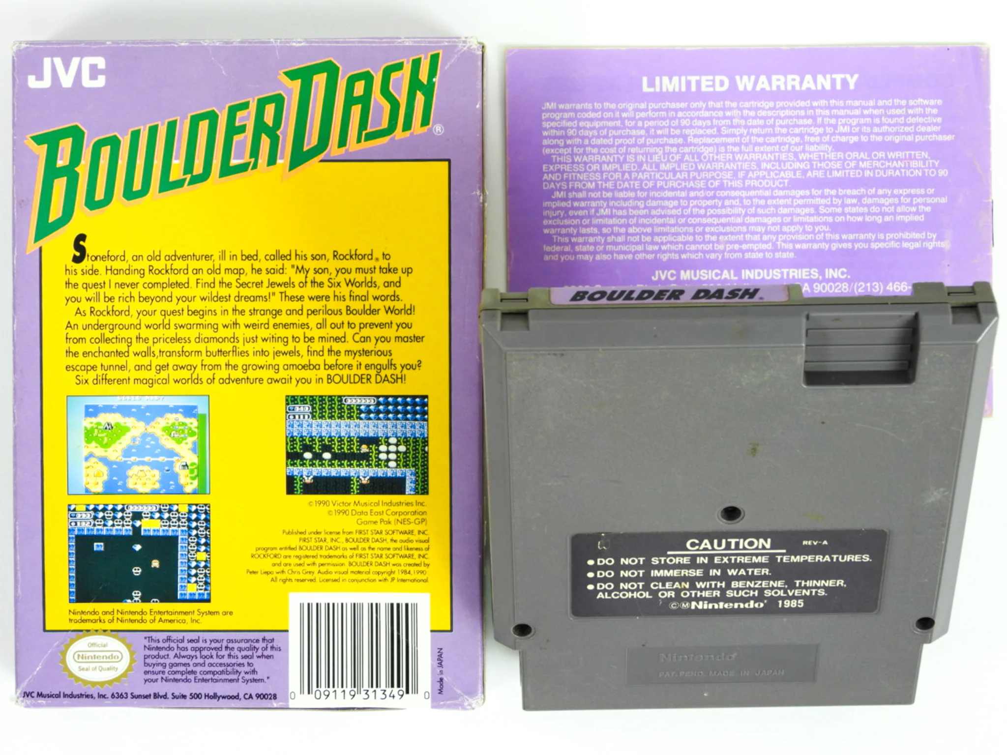 Boulder Dash (Nintendo / NES) - Image 2