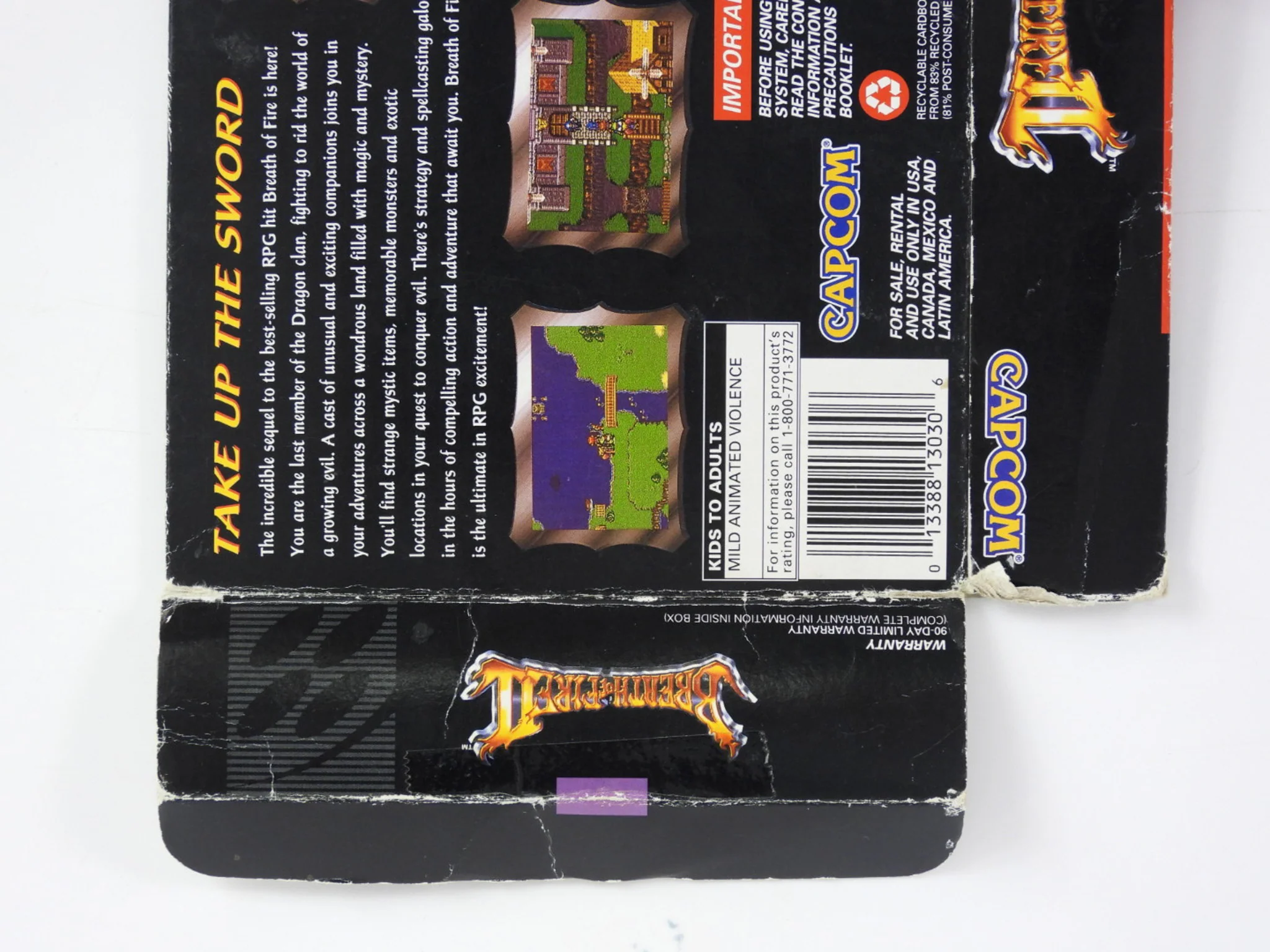 Breath Of Fire II 2 [Box] (Super Nintendo / SNES) - Image 4