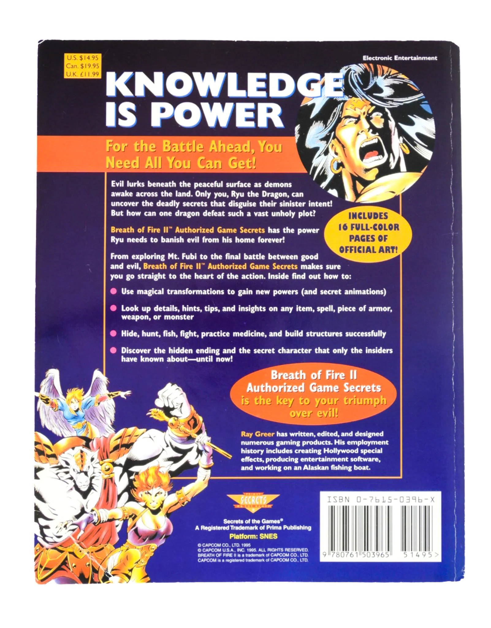 Breath of Fire II: Authorized Game Secrets (Game Guide) - Image 2
