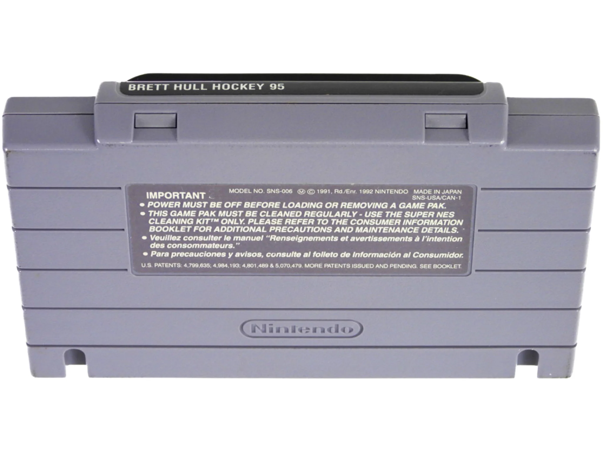 Brett Hull Hockey '95 (Super Nintendo / SNES) - Image 2