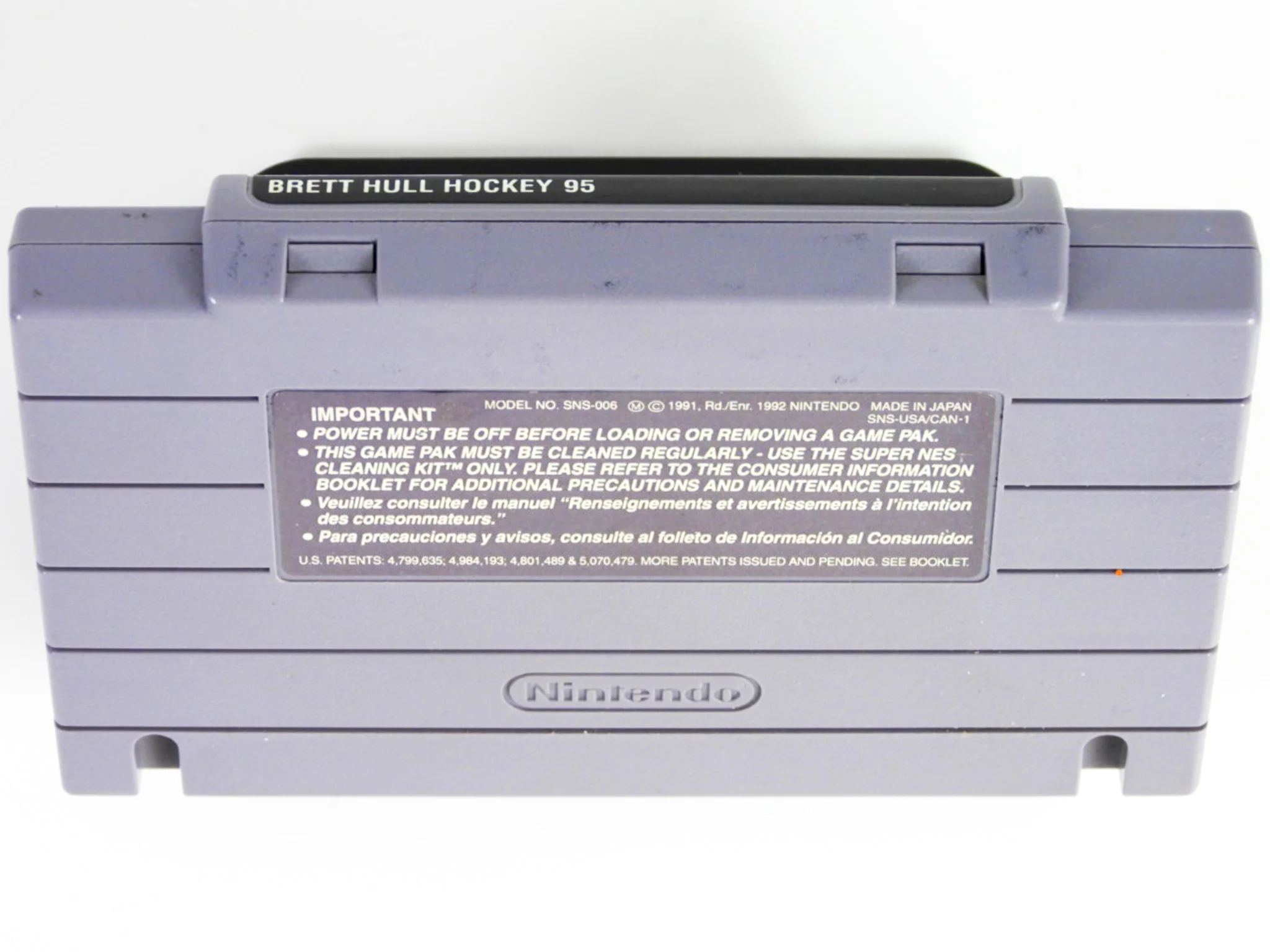 Brett Hull Hockey '95 (Super Nintendo / SNES) - Image 4