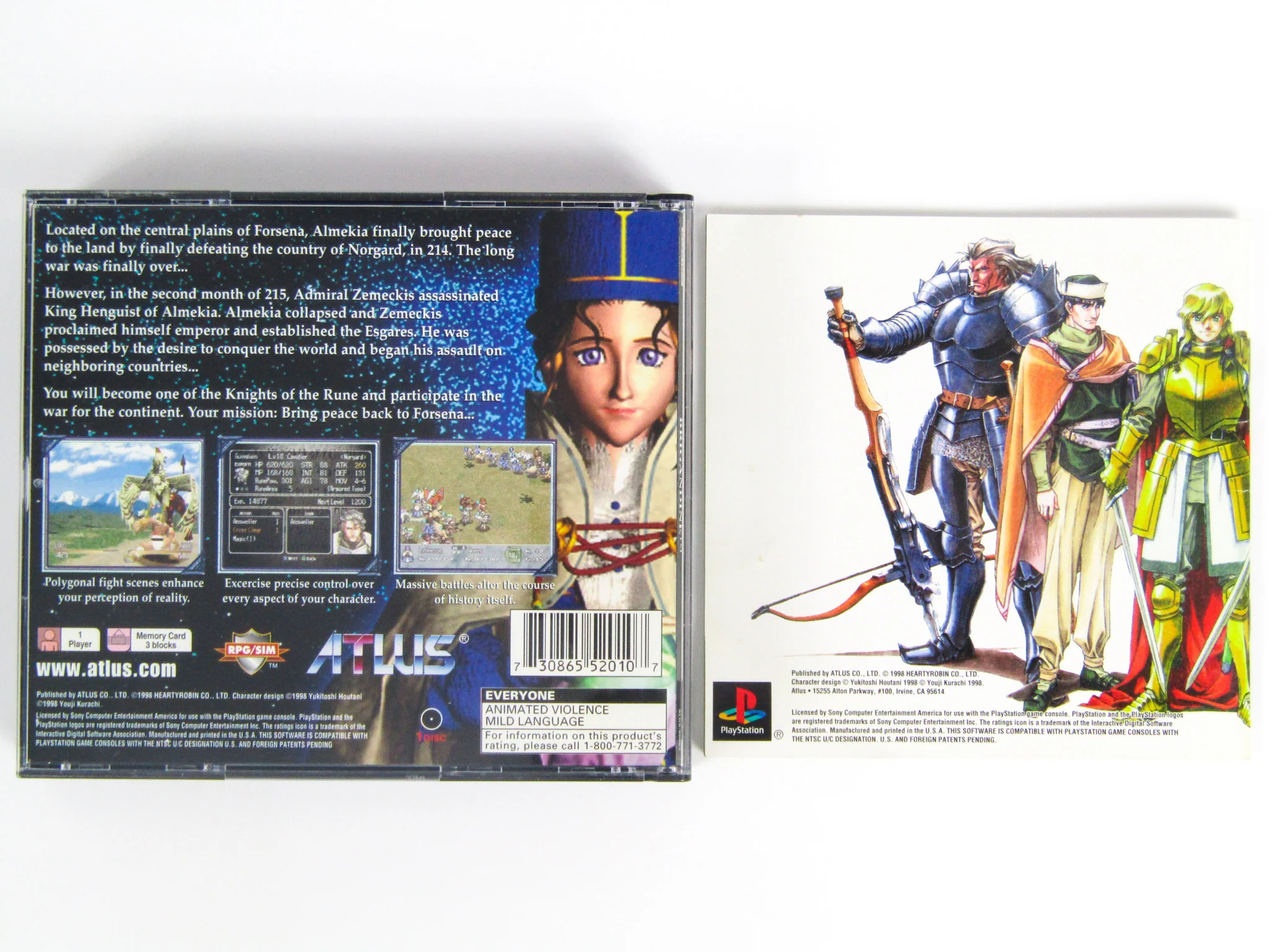 Brigandine: The Legend Of Forsena (PlayStation / PS1) - Image 3