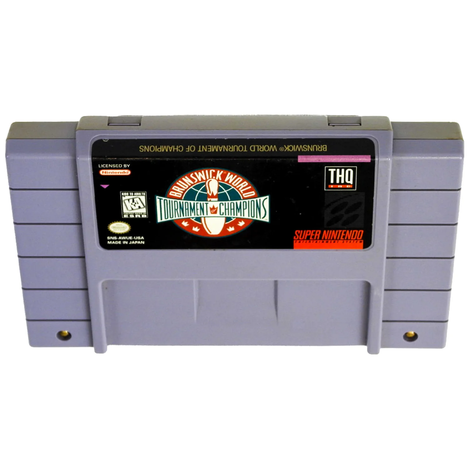 Brunswick World Tournament Of Champions (Super Nintendo / SNES) - Image 4