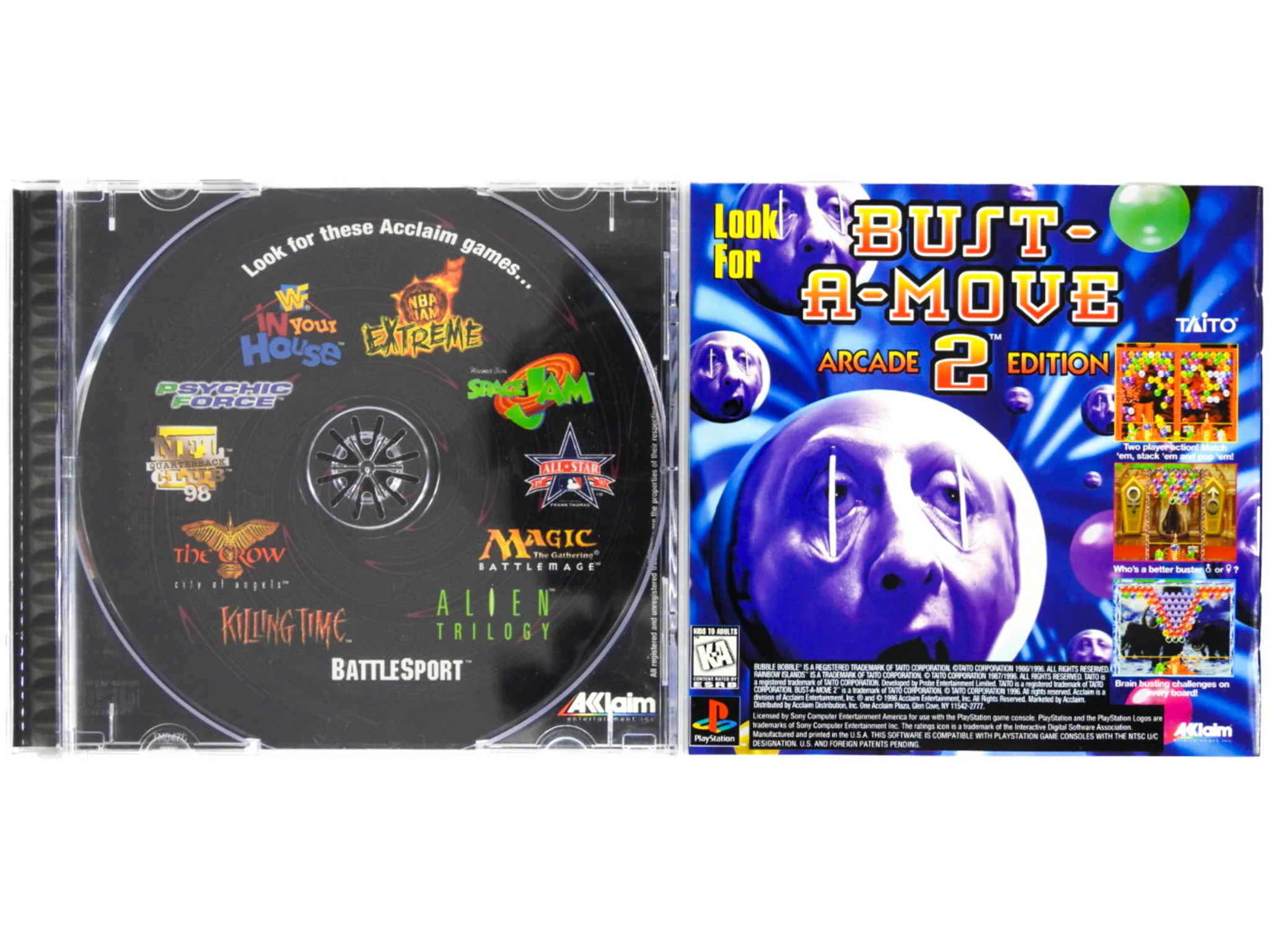 Bubble Bobble Featuring Rainbow Islands (PlayStation / PS1) - Image 3