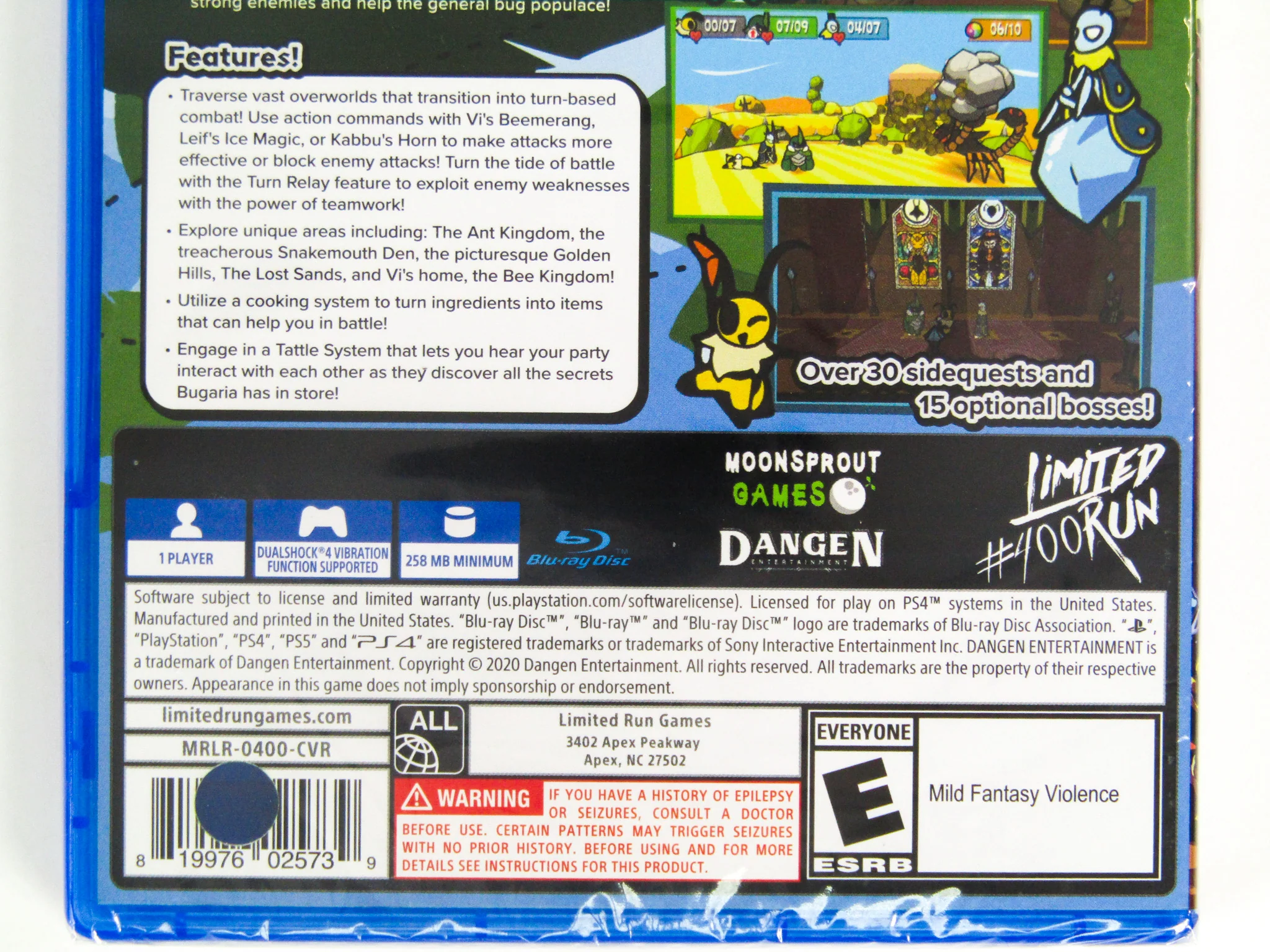 Bug Fables [Limited Run Games] (PlayStation 4 / PS4) - Image 2