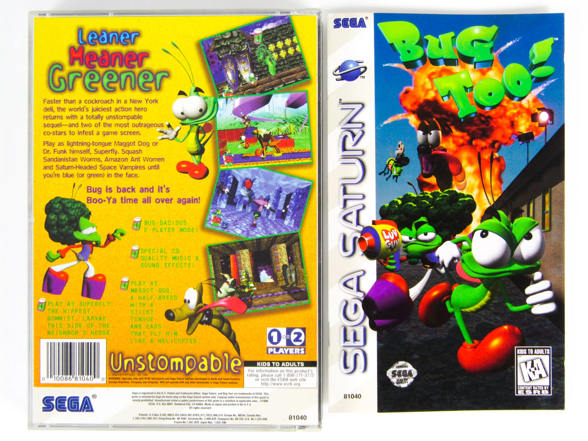 Bug Too (Sega Saturn) - Image 2