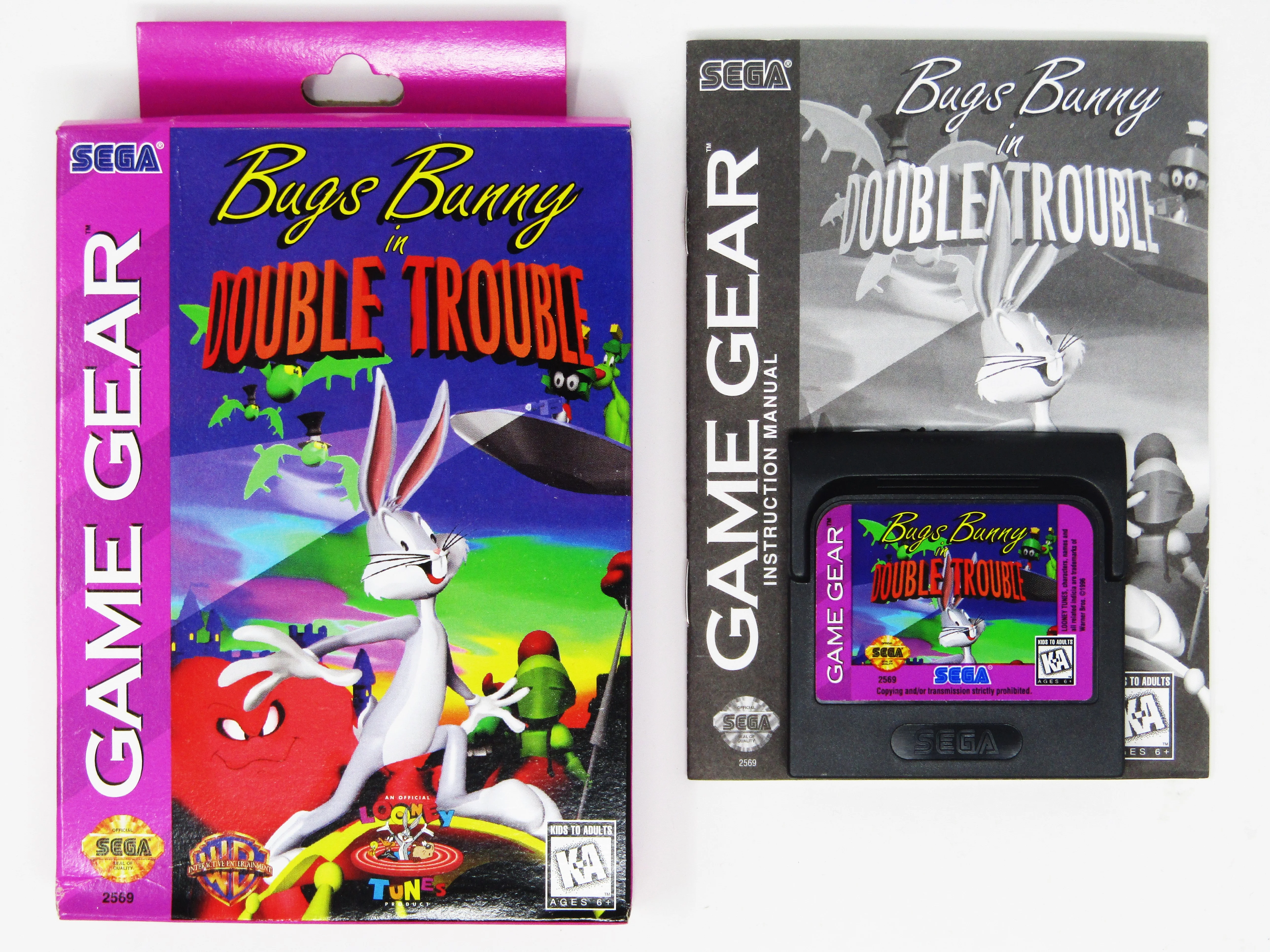Bugs Bunny Double Trouble (Sega Game Gear) - Image 2