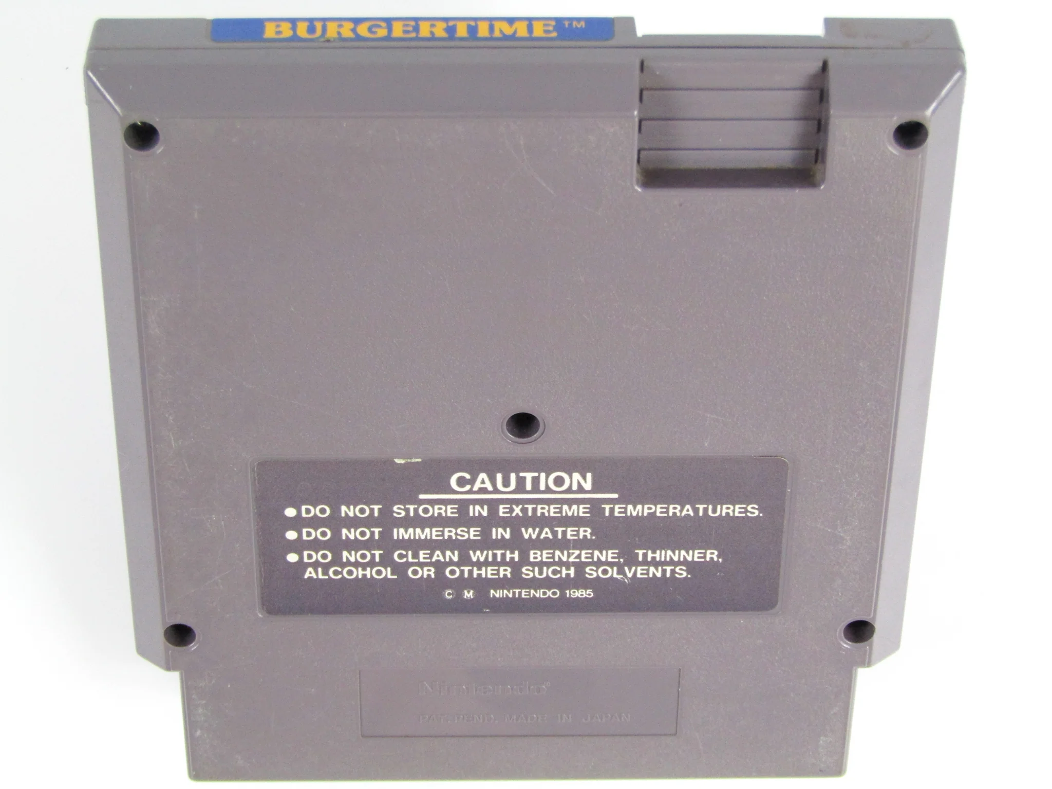 BurgerTime [5 Screw] (Nintendo / NES) - Image 2