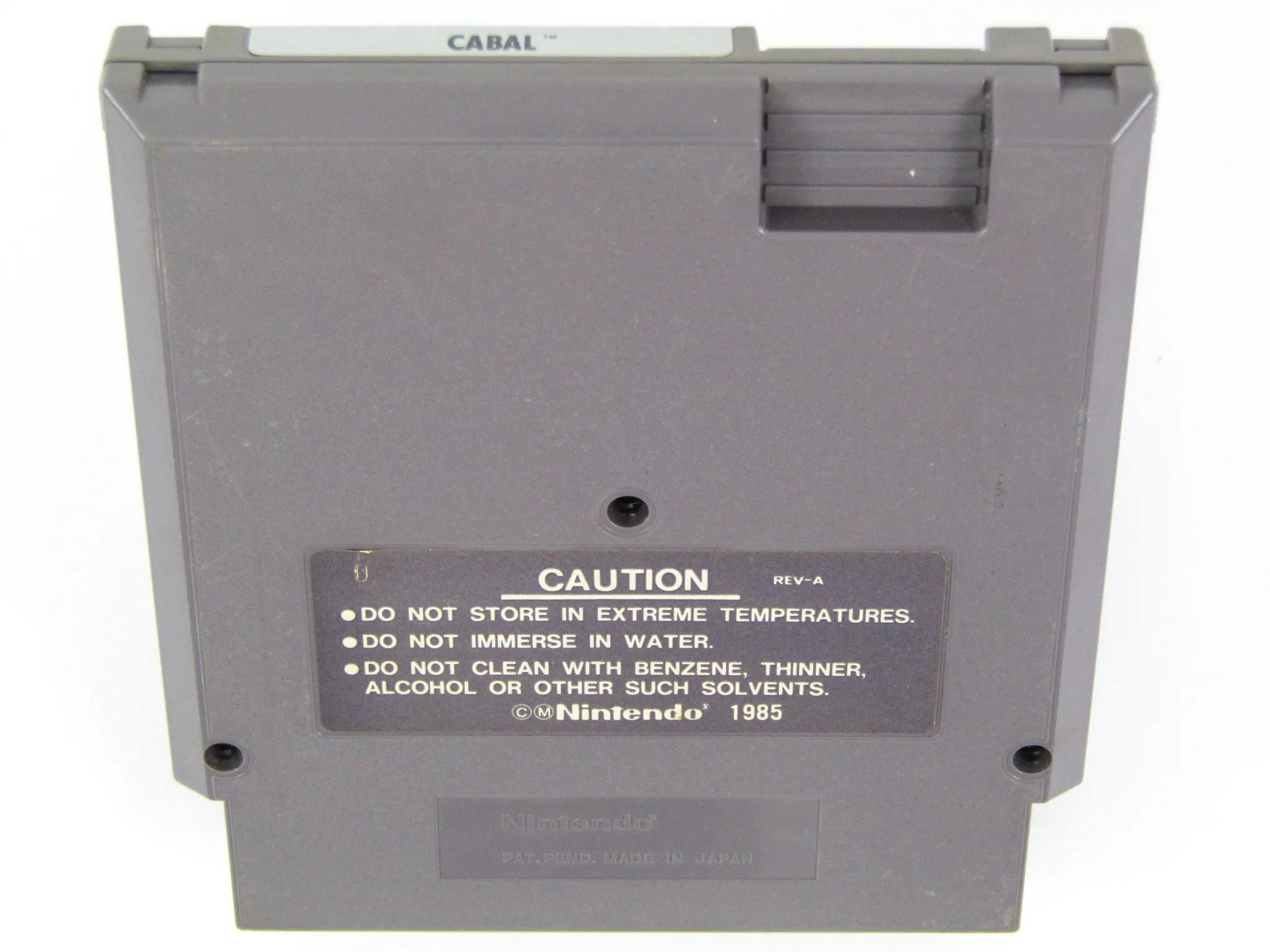 Cabal (Nintendo / NES) - Image 4