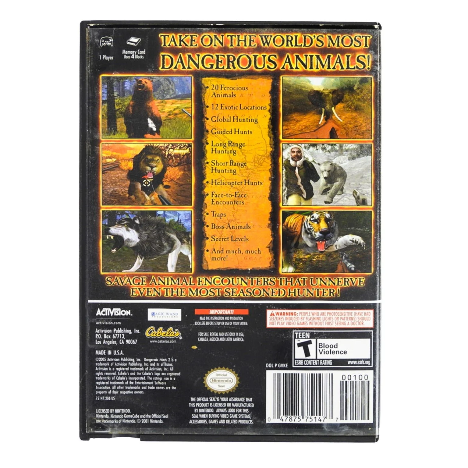 Cabela's Dangerous Hunts 2 (Nintendo GameCube) - Image 2