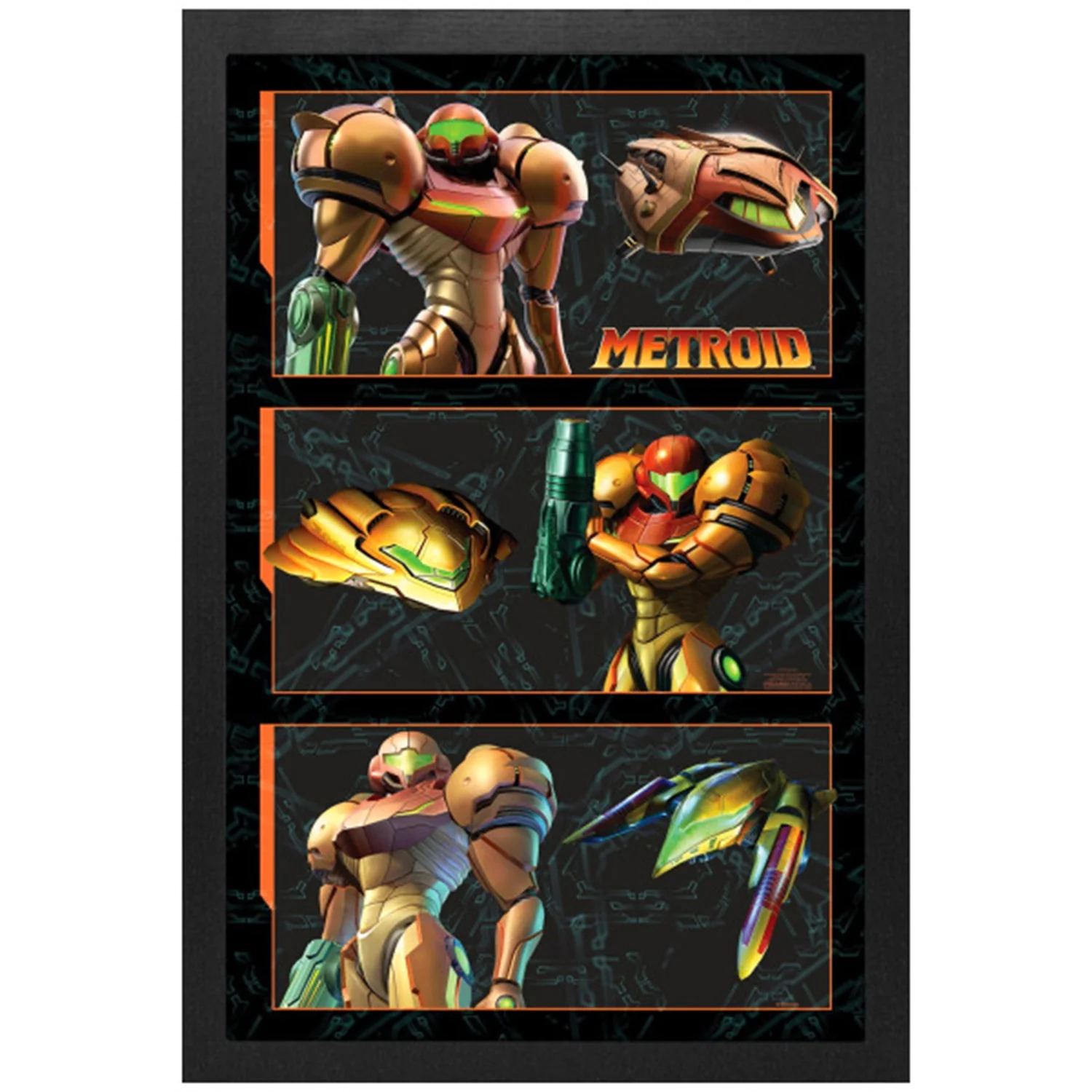 Cadre Metroid vaisseaux de Samus