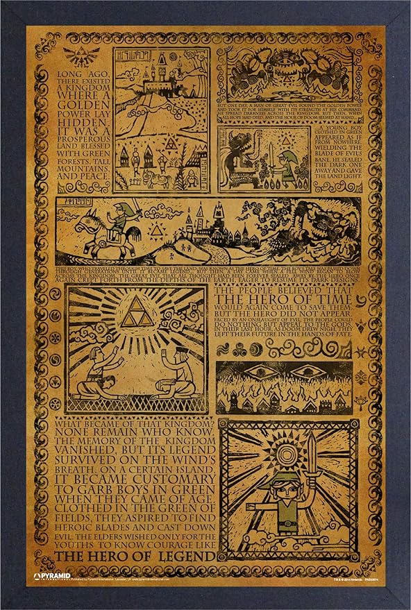 Cadre The Legend of Zelda Wind Waker Story of the Hero