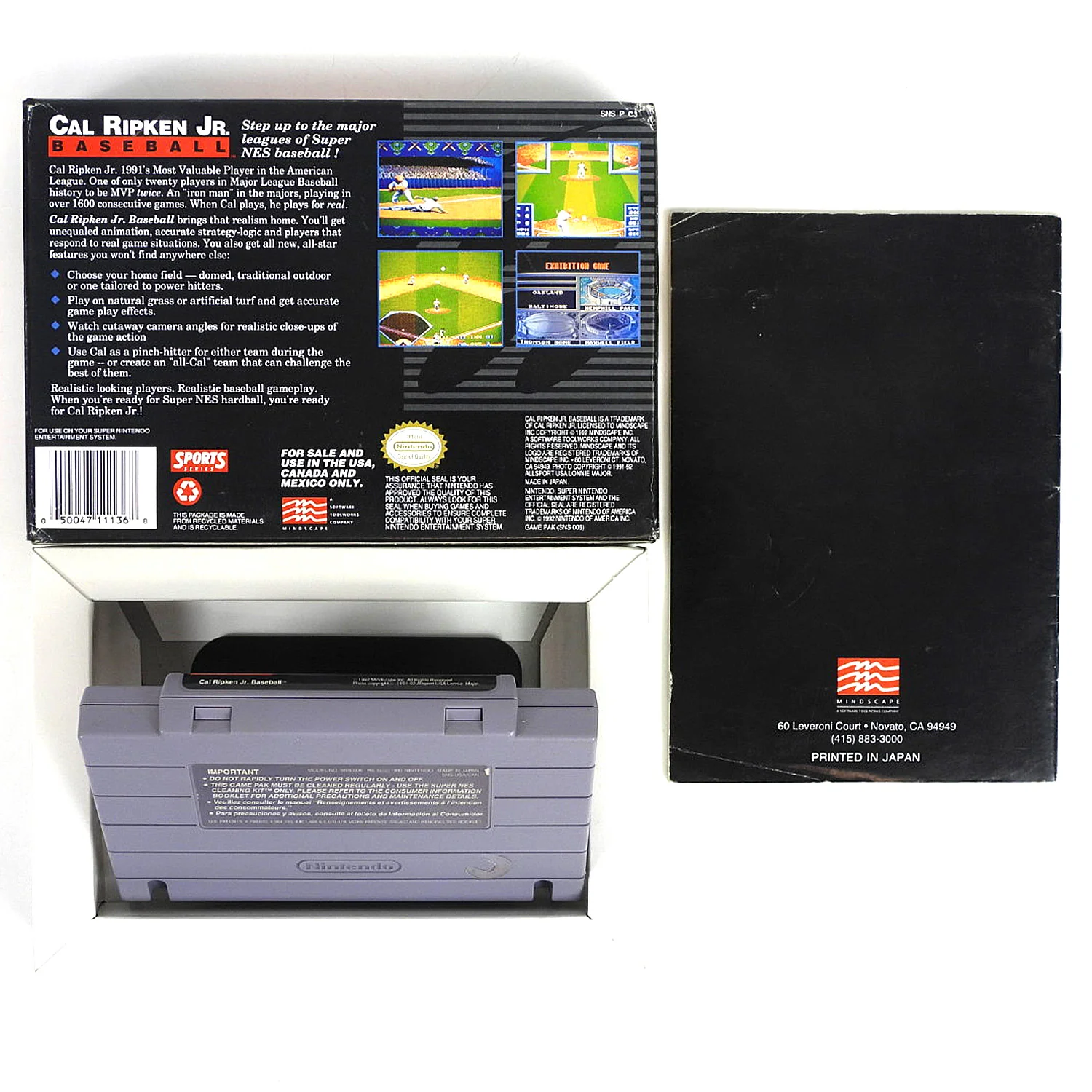 Cal Ripken Jr. Baseball (Super Nintendo / SNES) - Image 2