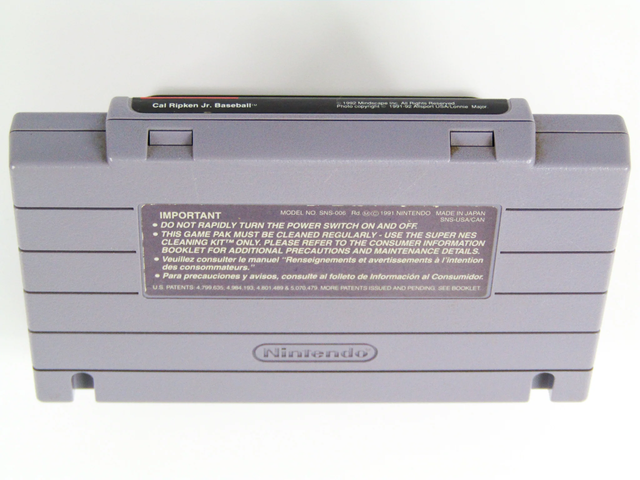 Cal Ripken Jr. Baseball (Super Nintendo / SNES) - Image 7