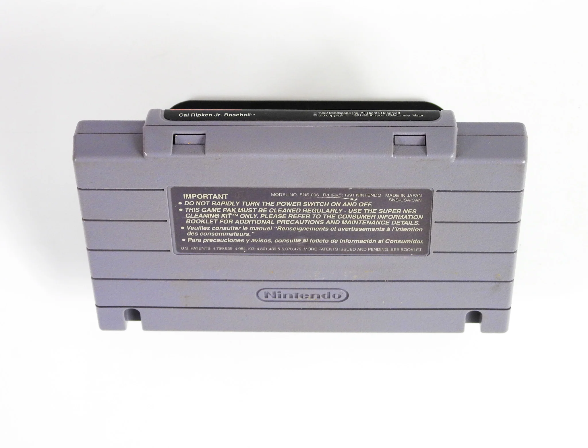 Cal Ripken Jr. Baseball (Super Nintendo / SNES) - Image 9
