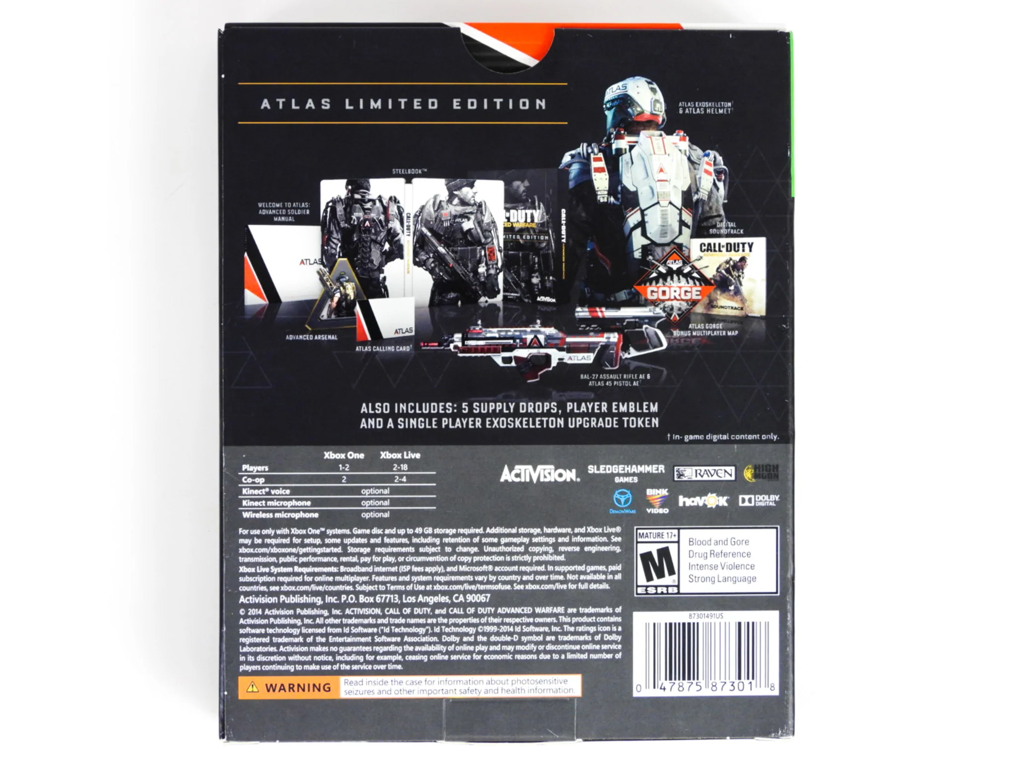 Call Of Duty Advanced Warfare [Atlas Limited Edition] (Xbox One) - Image 2