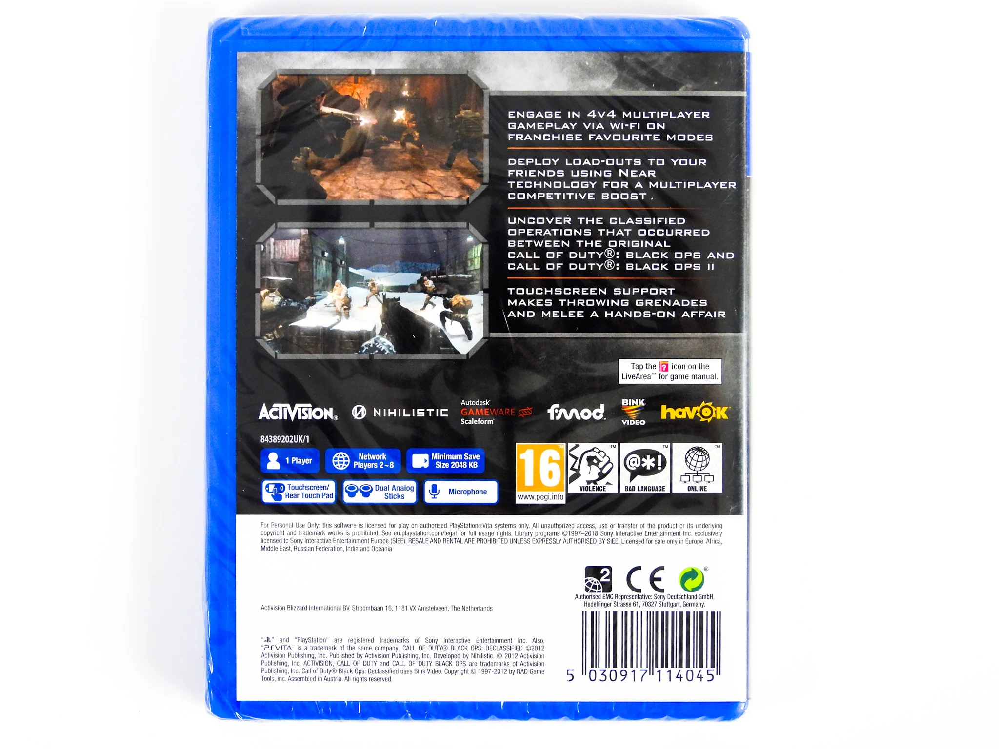 Call Of Duty Black Ops Declassified [PAL] (PlayStation Vita / PS Vita) - Image 2