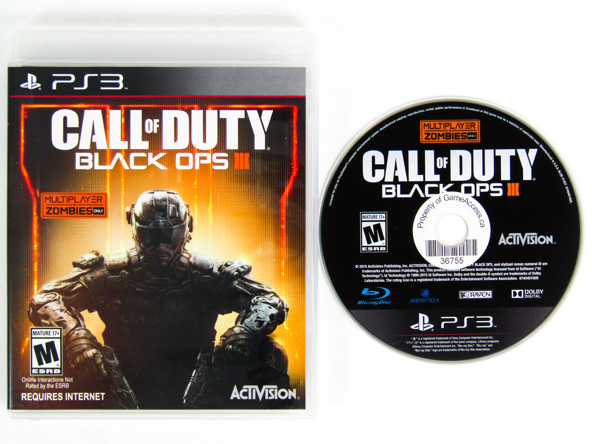 Call of Duty Black Ops III 3 (PlayStation 3 / PS3) - Image 2
