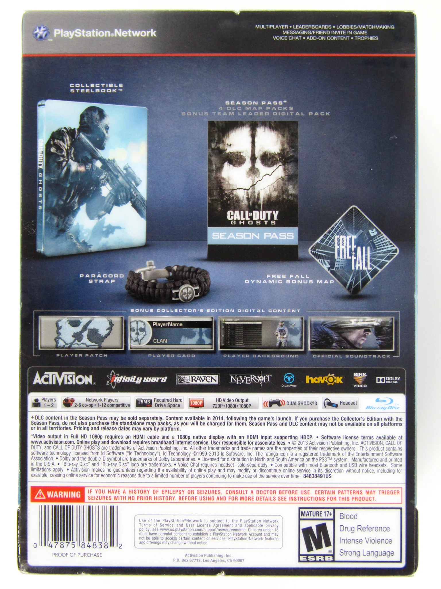 Call Of Duty Ghosts [Hardened Edition] (PlayStation 3 / PS3) - Image 2