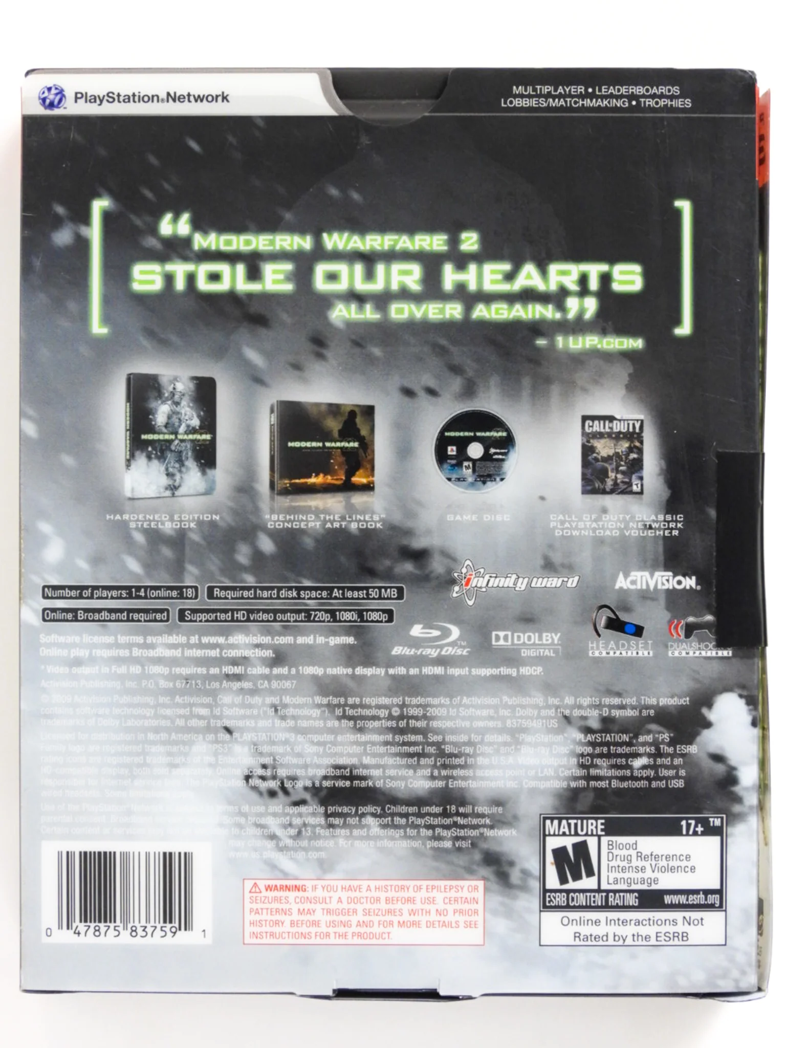 Call of Duty Modern Warfare 2 [Hardened Edition] (PlayStation 3 / PS3) - Image 2