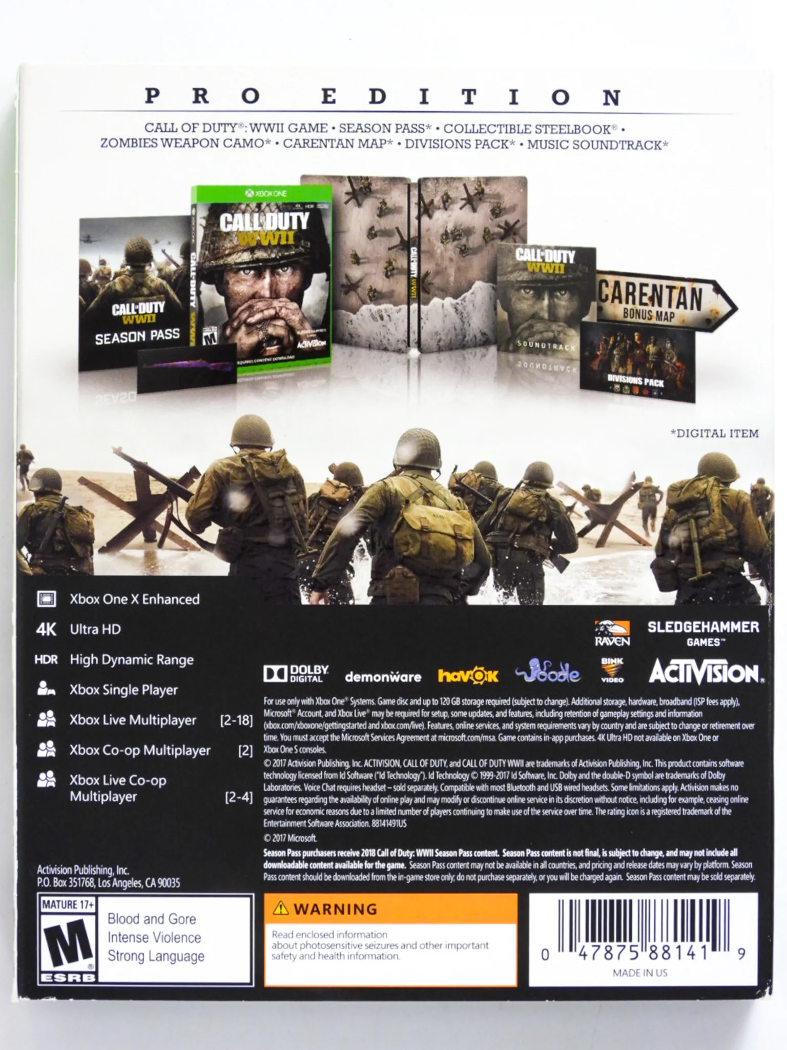 Call of Duty WWII [Pro Edition] (Xbox One) - Image 2