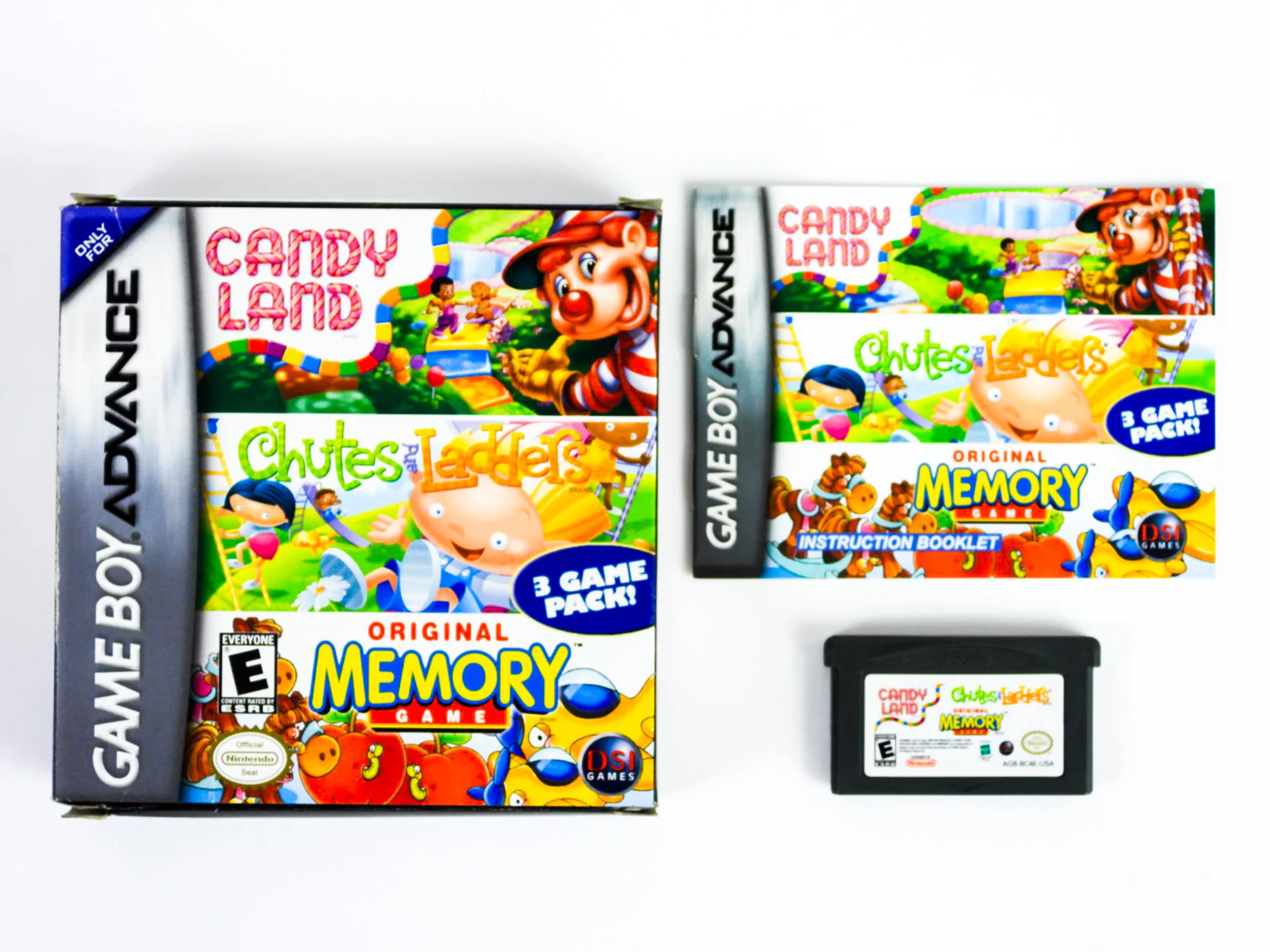 Candy Land/Chutes And Ladders/Memory (Nintendo Game Boy Advance / GBA)