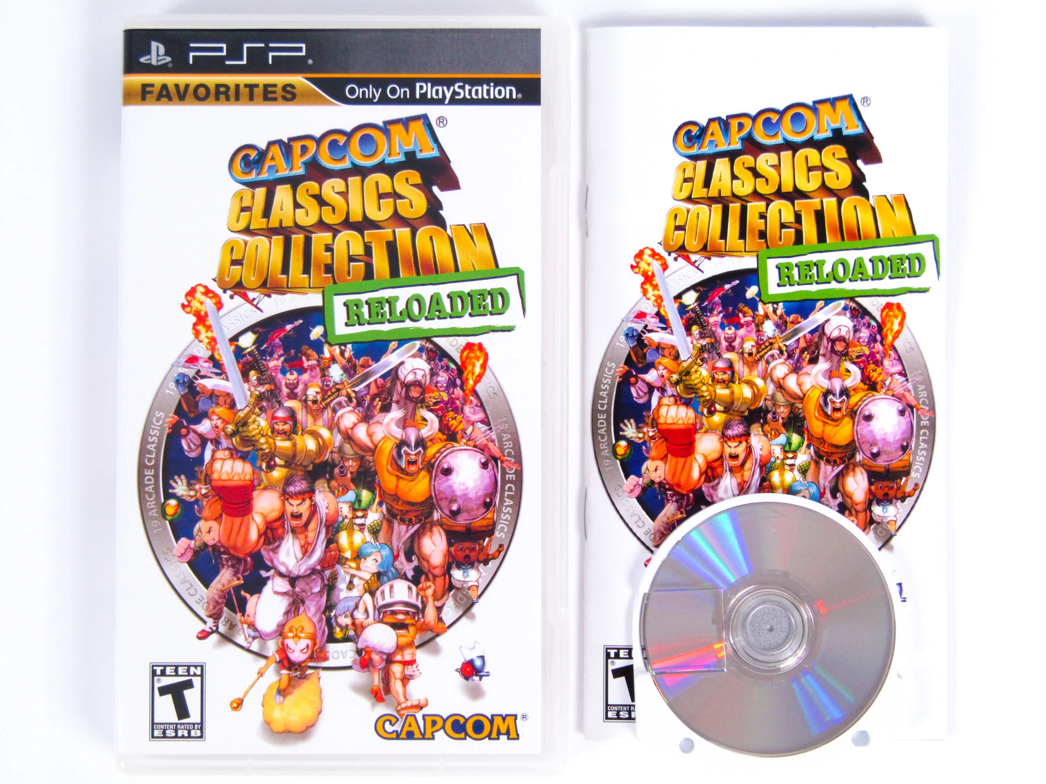 Capcom Classics Collection Reloaded [Favorites] (PlayStation Portable / PSP)
