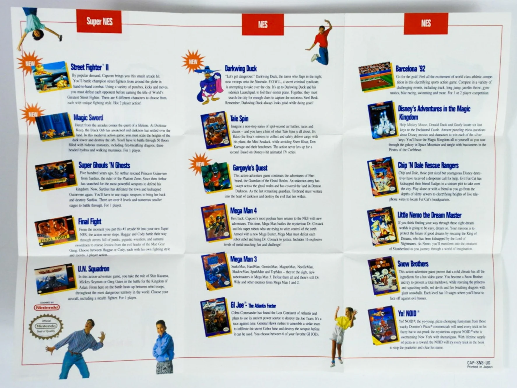 Capcom USA Free Hippack [Poster] (Super Nintendo / SNES) - Image 2