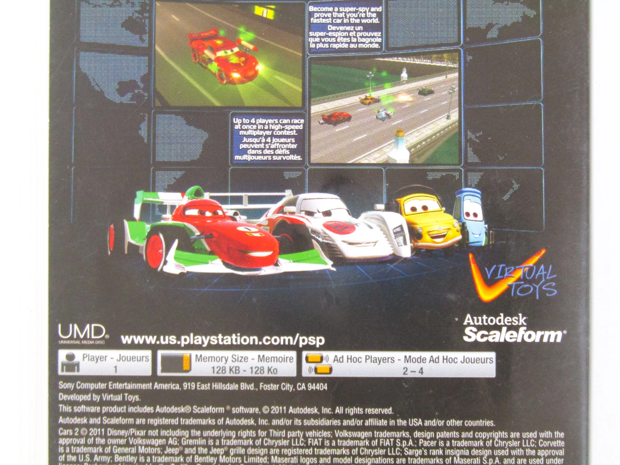 Cars 2 (PlayStation Portable / PSP) - Image 3