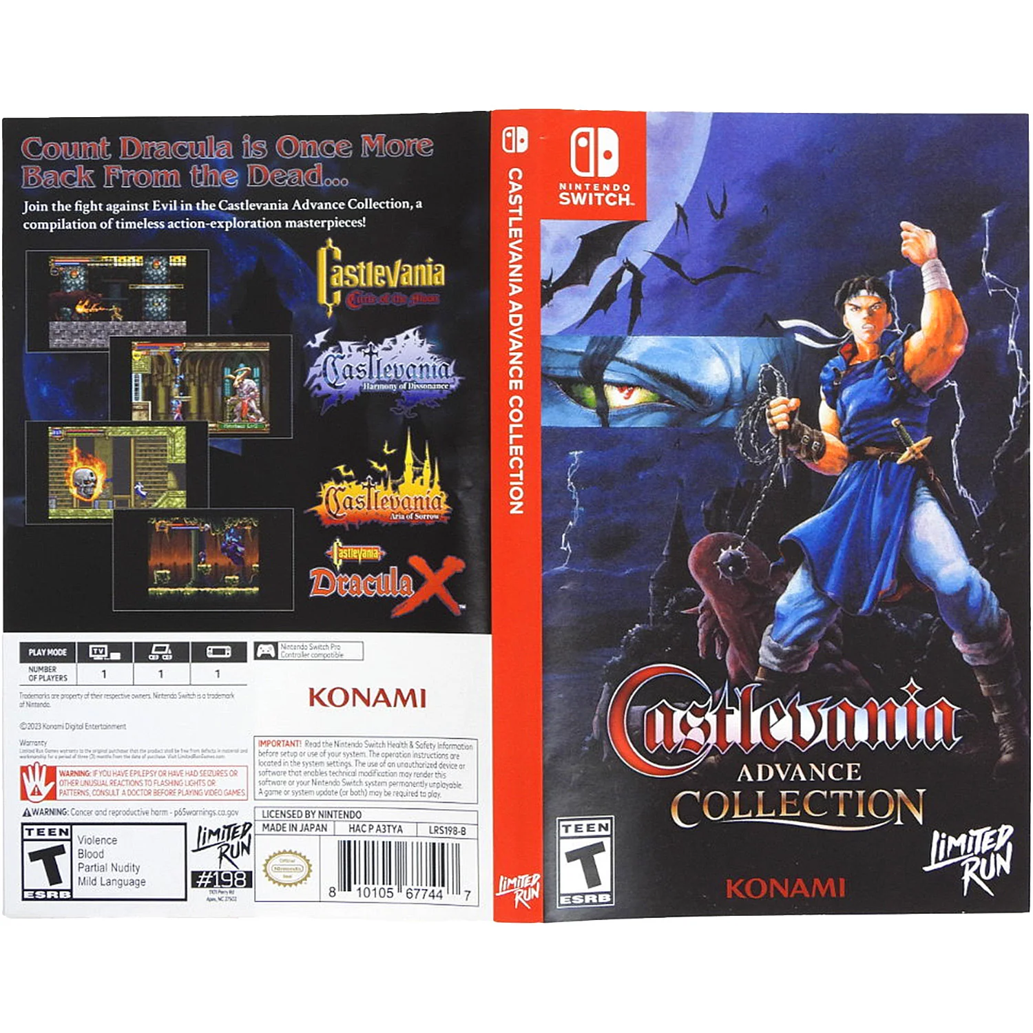 Castlevania Advance Collection [Limited Run Games] [Classic Edition] (Nintendo Switch) - Image 7