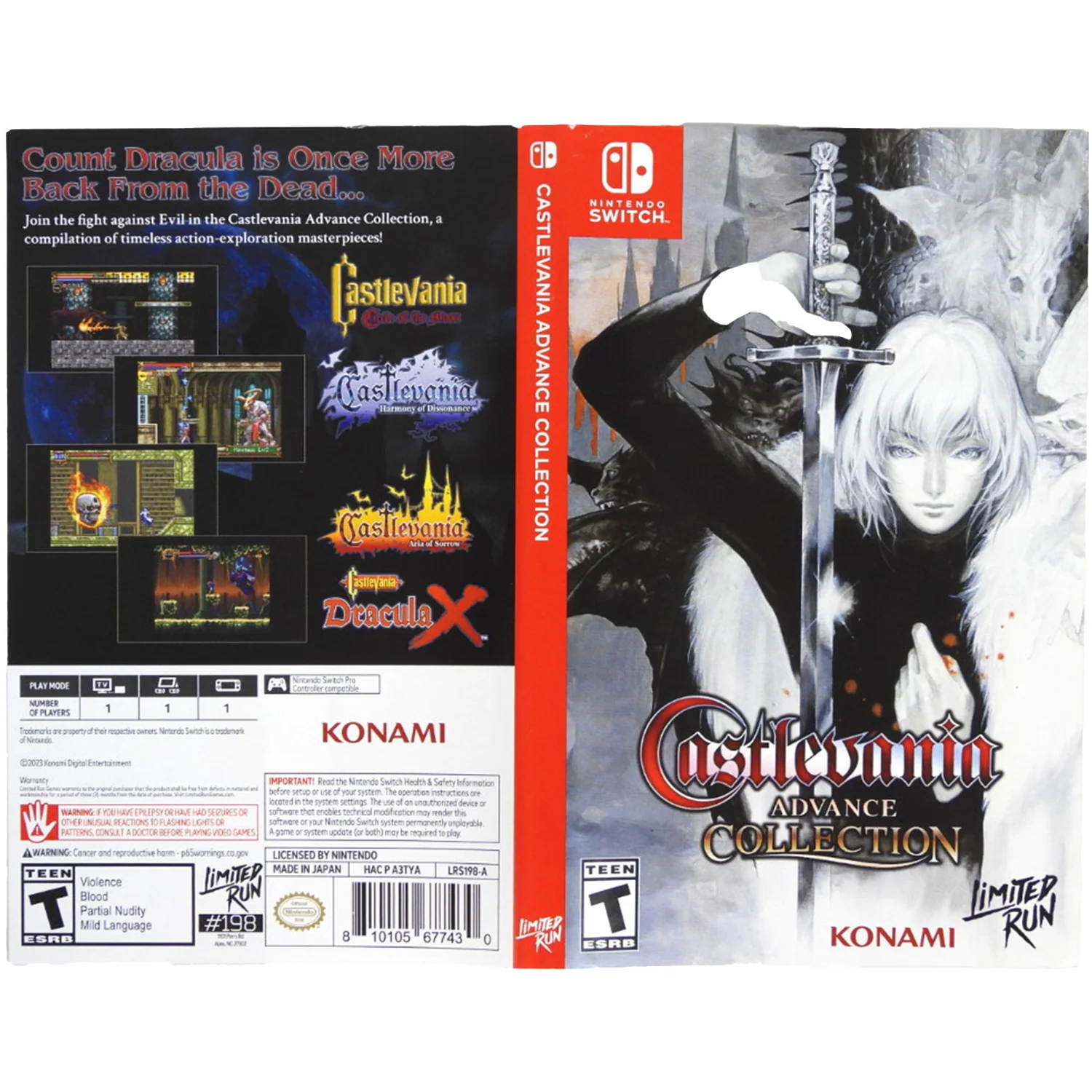 Castlevania Advance Collection [Limited Run Games] [Classic Edition] (Nintendo Switch) - Image 9