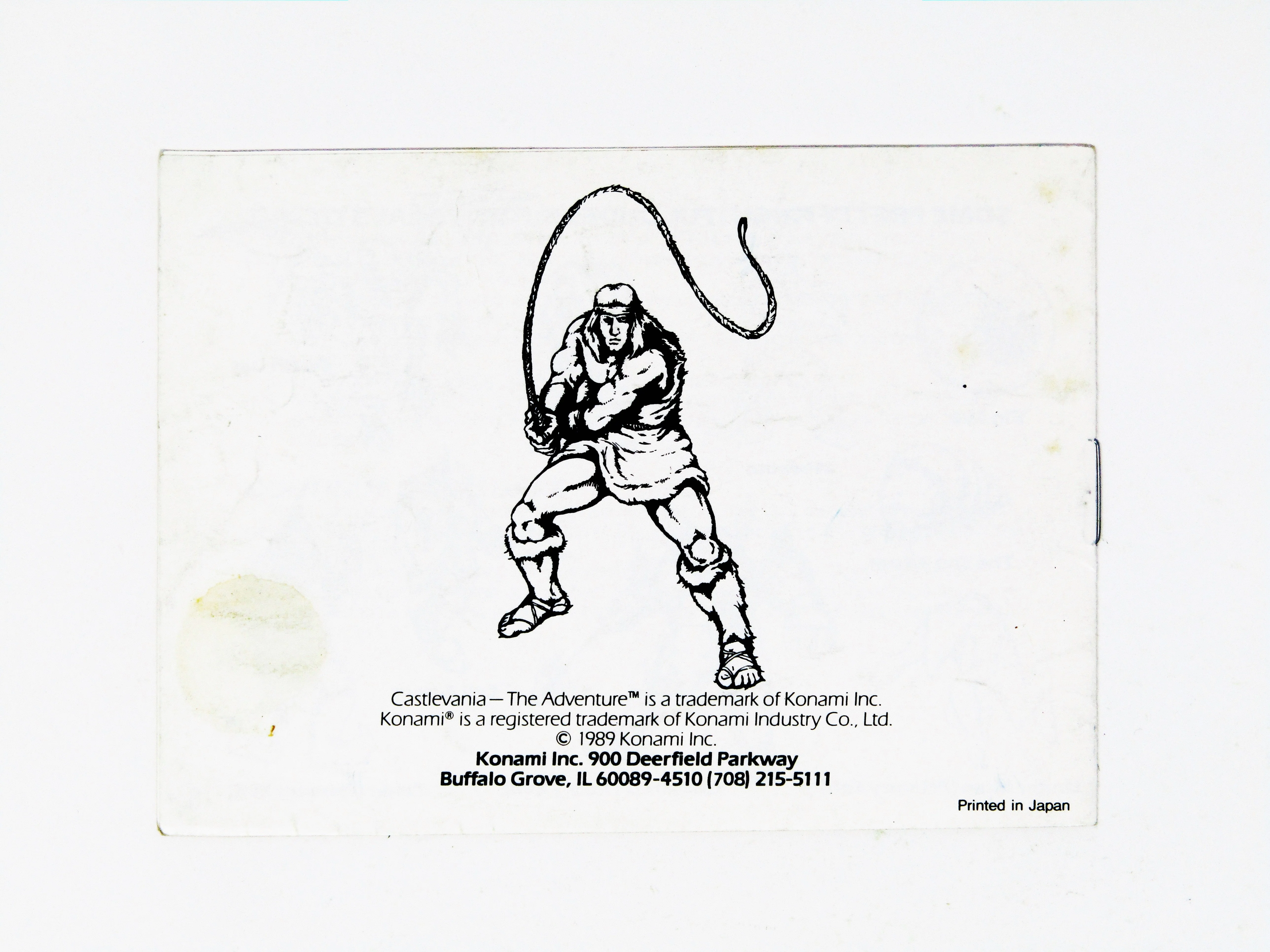 Castlevania Adventure [Manual] (Nintendo Game Boy) - Image 2