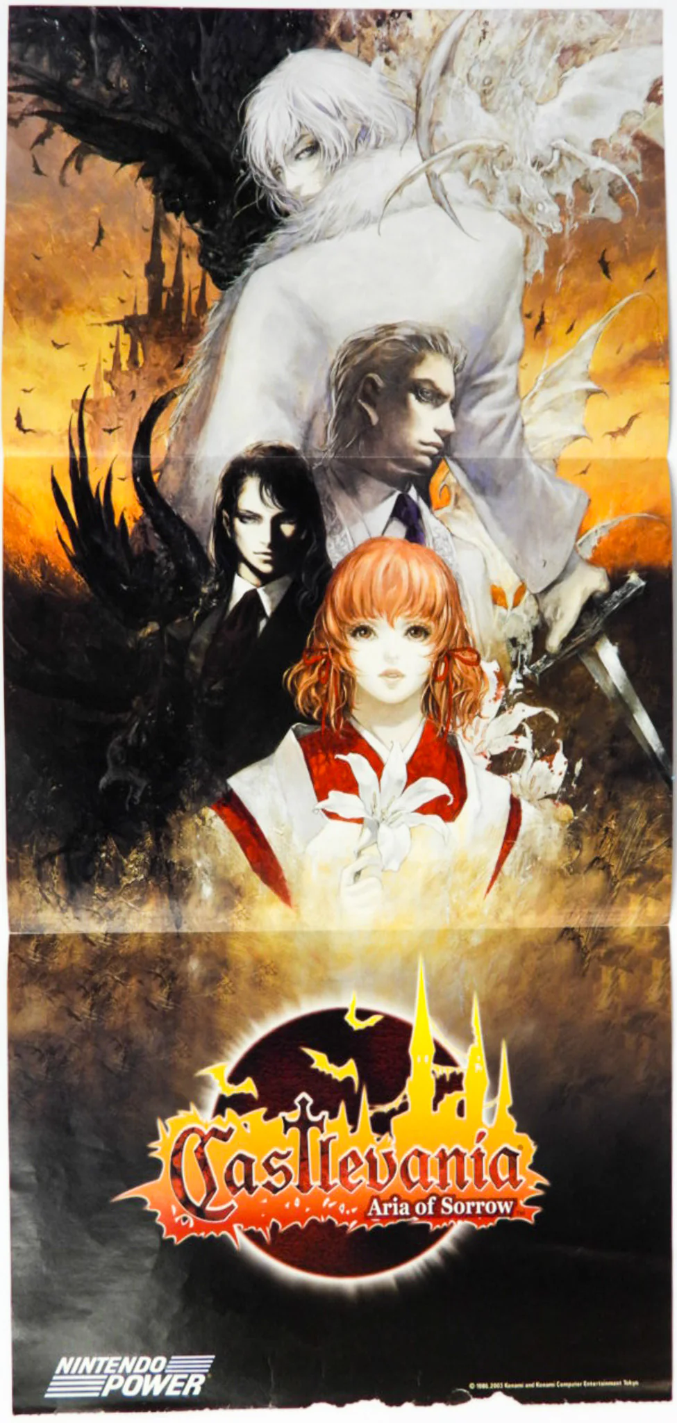 Castlevania Aria Of Sorrow [Nintendo Power] [Poster] (Nintendo Game Boy Advance / GBA)