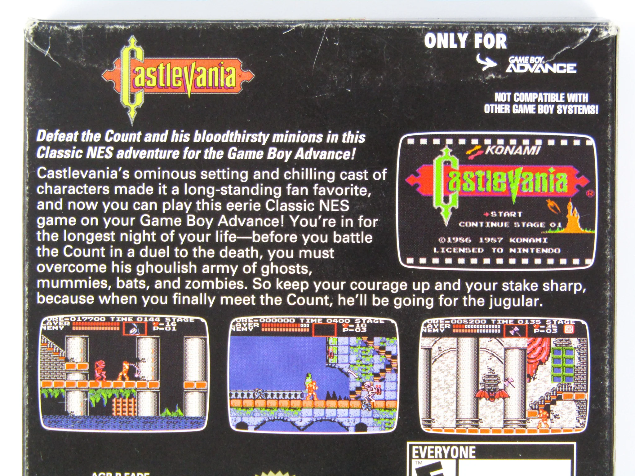 Castlevania [Classic NES Series] (Nintendo Game Boy Advance / GBA) - Image 7