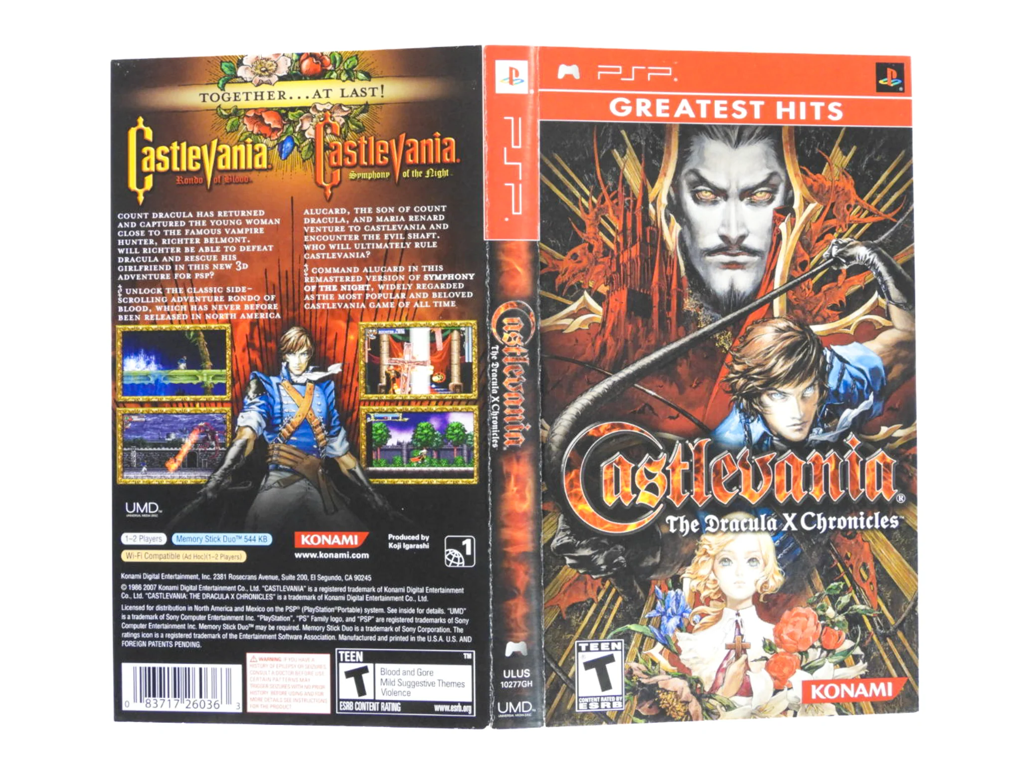 Castlevania: Dracula X Chronicles [Greatest Hits] (PlayStation Portable / PSP) - Image 3