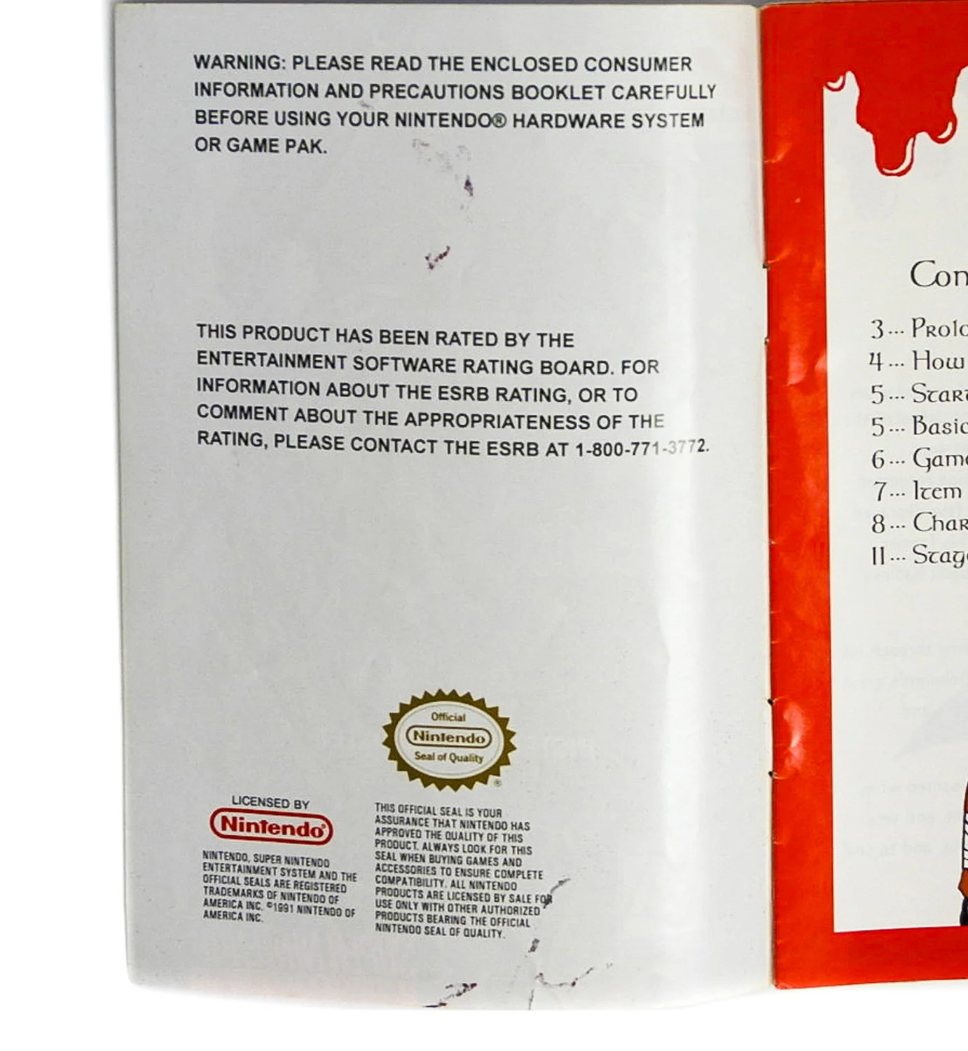 Castlevania: Dracula X [Manual] (Super Nintendo / SNES) - Image 3