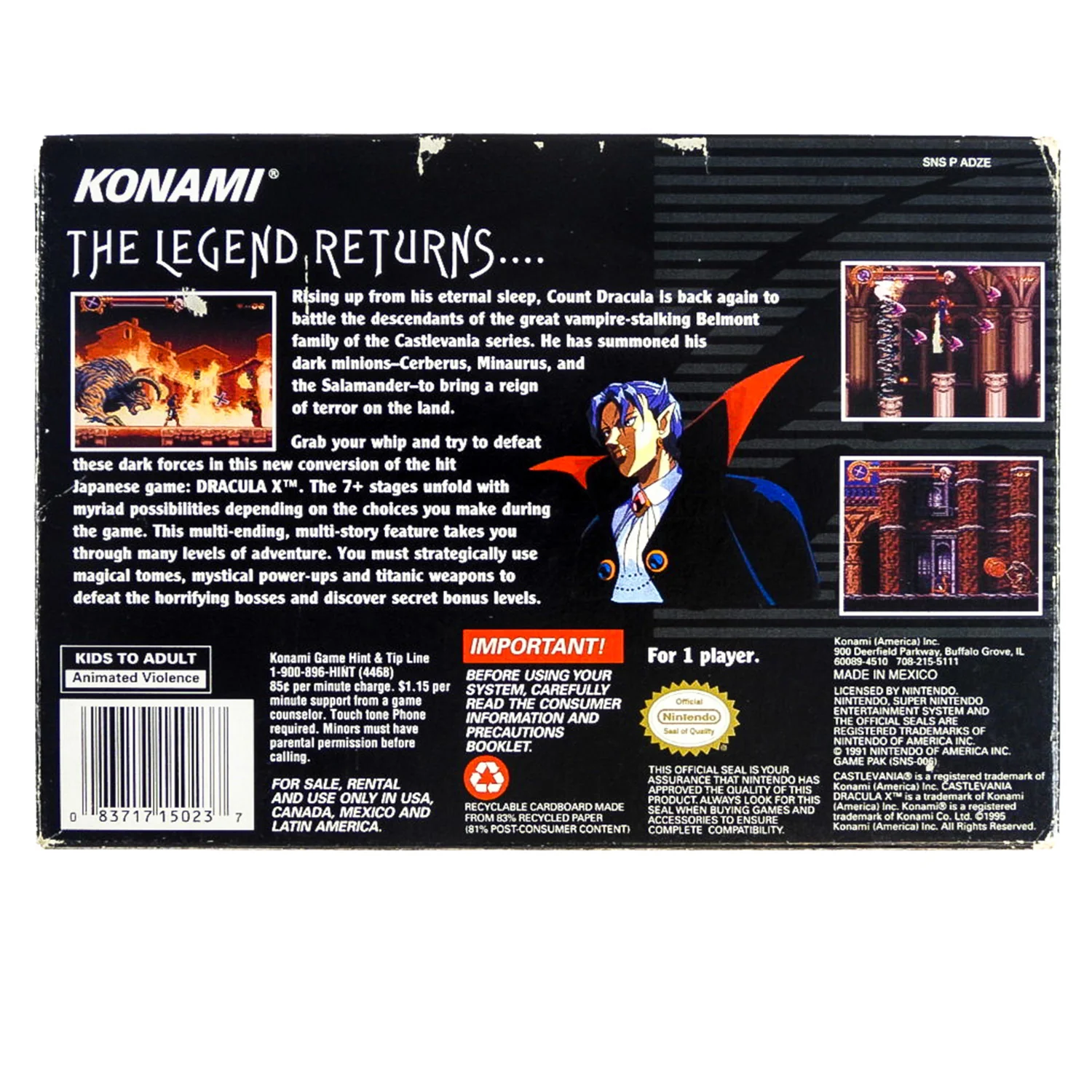 Castlevania: Dracula X (Super Nintendo / SNES) - Image 4