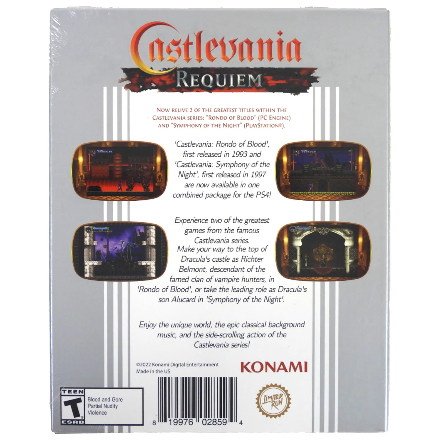 Castlevania Requiem [Classic Edition] [Limited Run Games] (PlayStation 4 / PS4) - Image 2