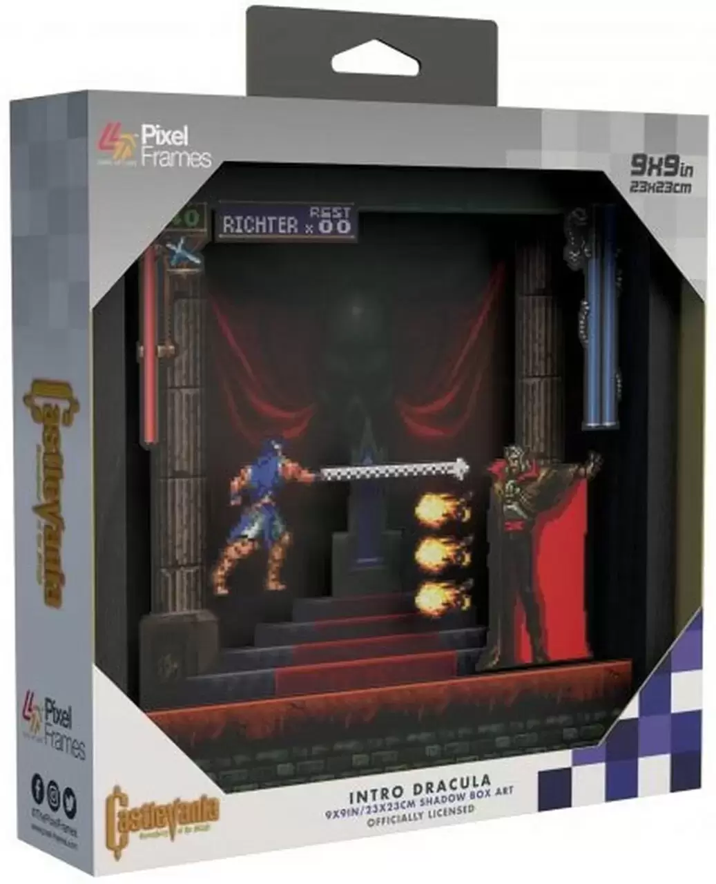 Cadre 3D Castlevania Symphony of the Night scène d'introduction