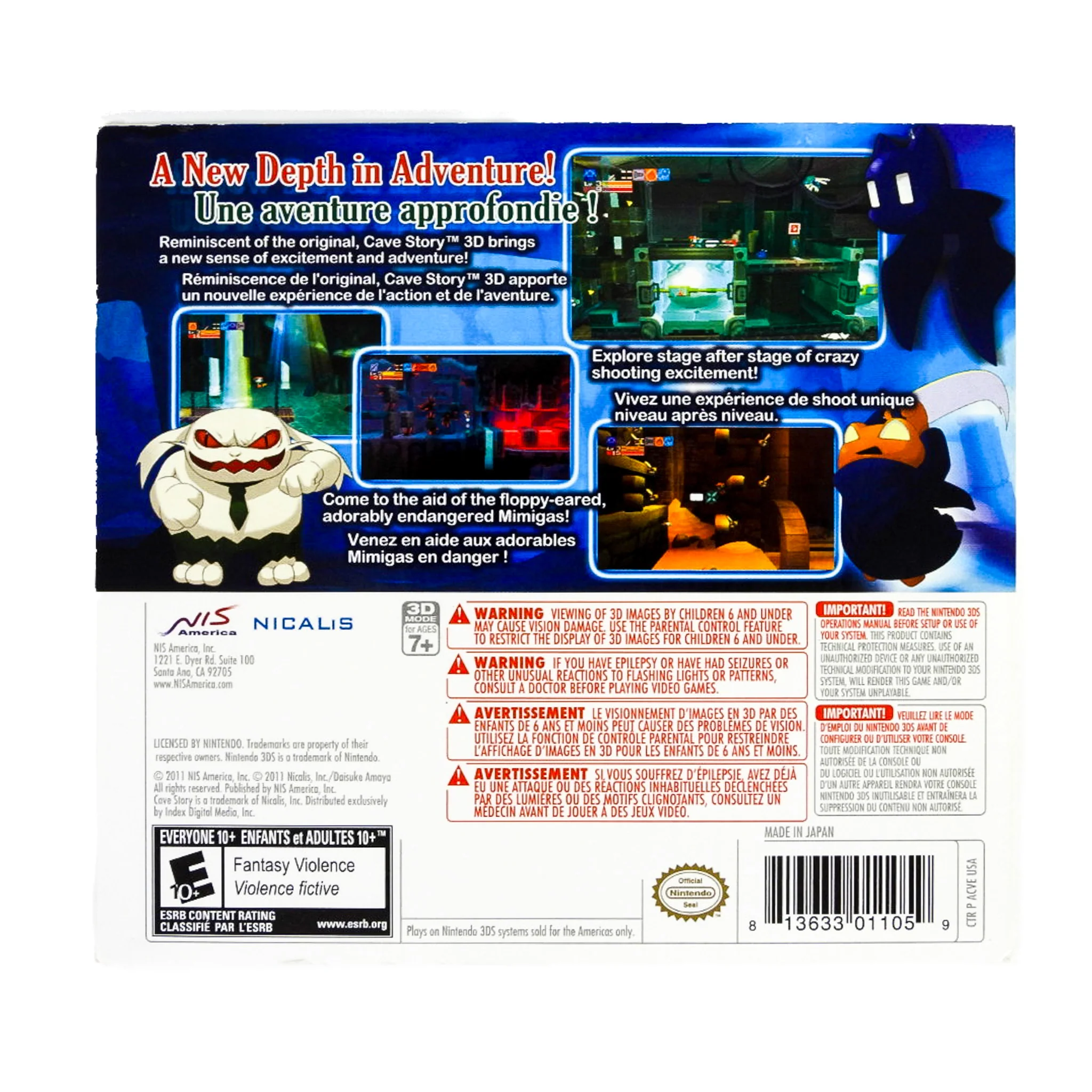 Cave Story 3D [Lenticular Slipcover] (Nintendo 3DS) - Image 2