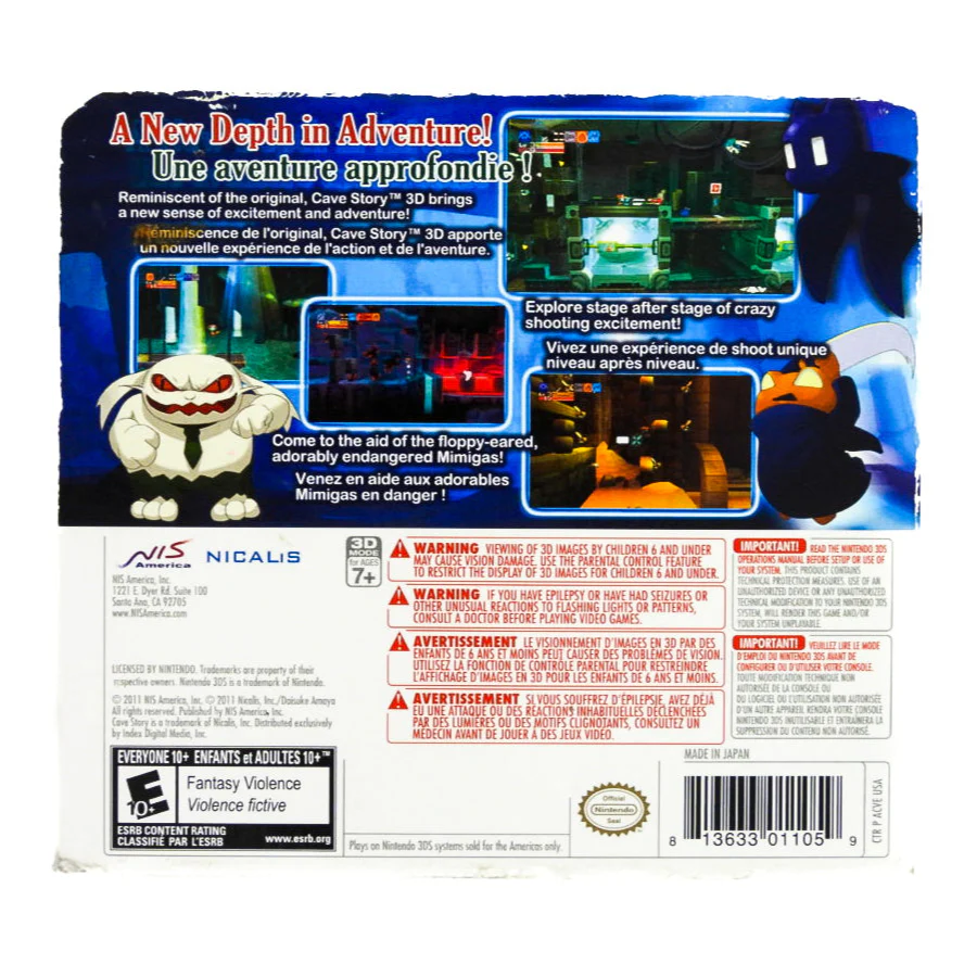 Cave Story 3D [Lenticular Slipcover] (Nintendo 3DS) - Image 5